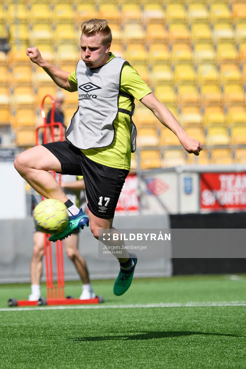 Per Frick under det Allsvenska fotbollslaget Elfsborgs träning den 13 maj 2018 i Borås.