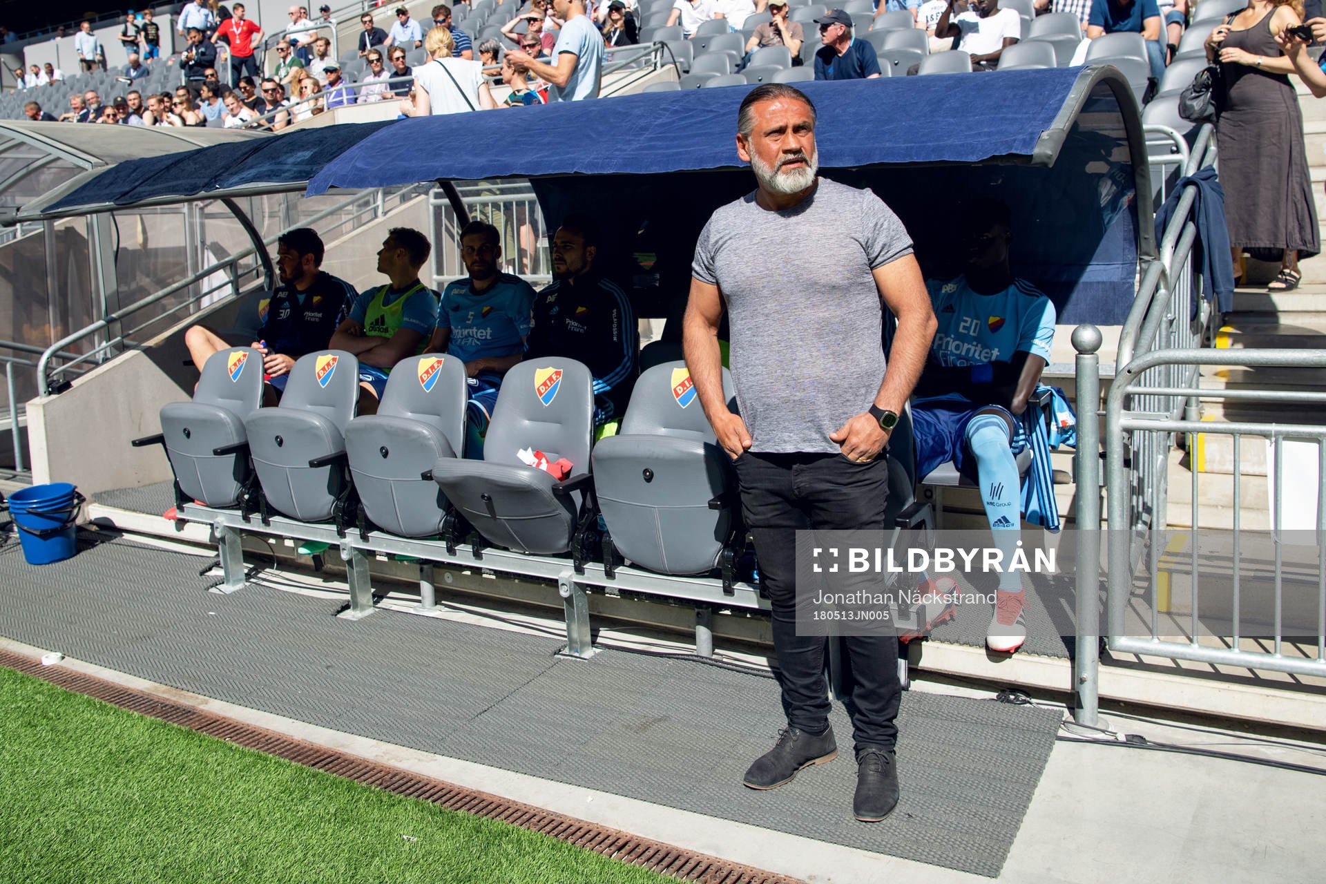 Djurgårdens tränare Özcan Melkemichel