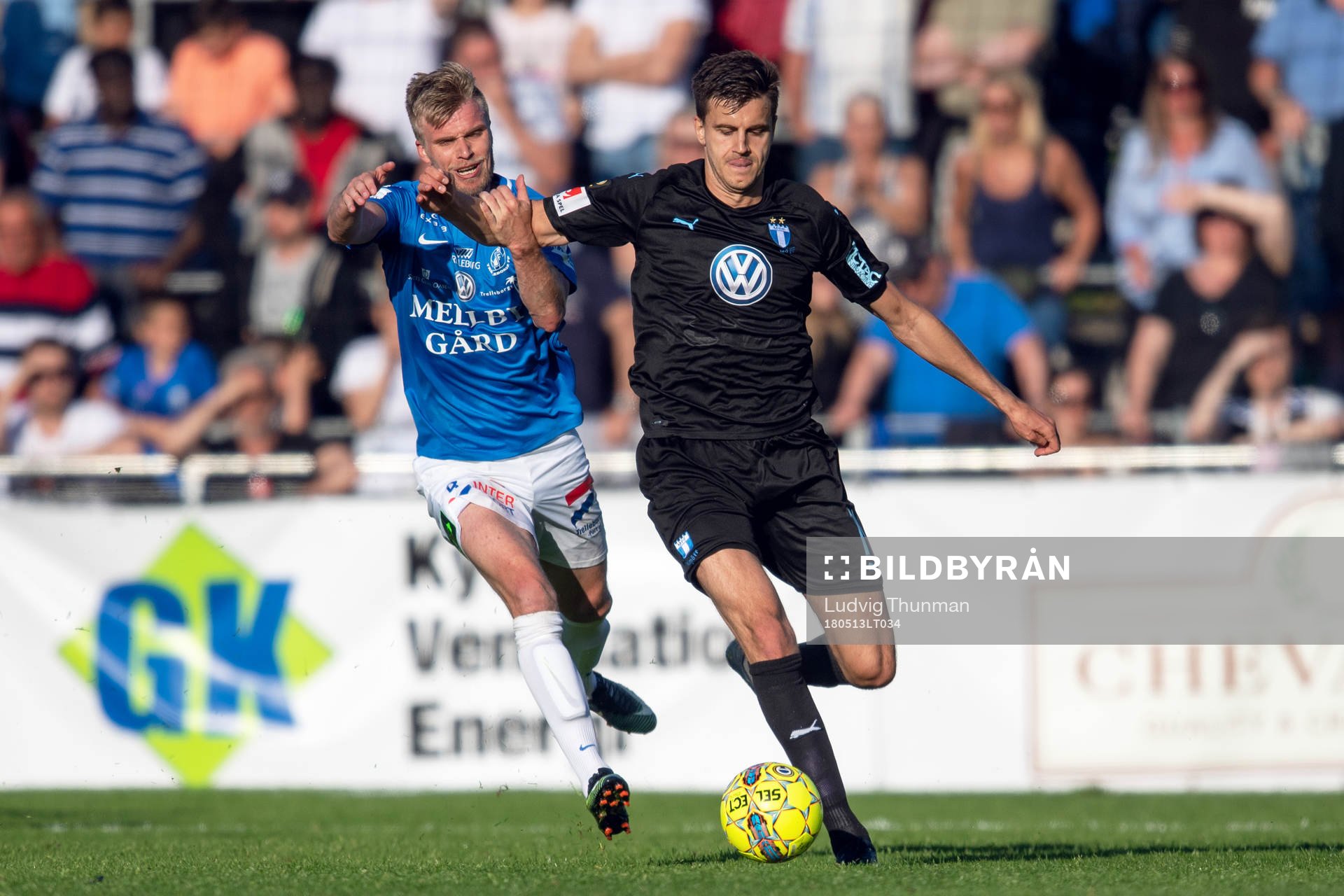 Trelleborgs Robin Nilsson och Malmö FFs Alexander