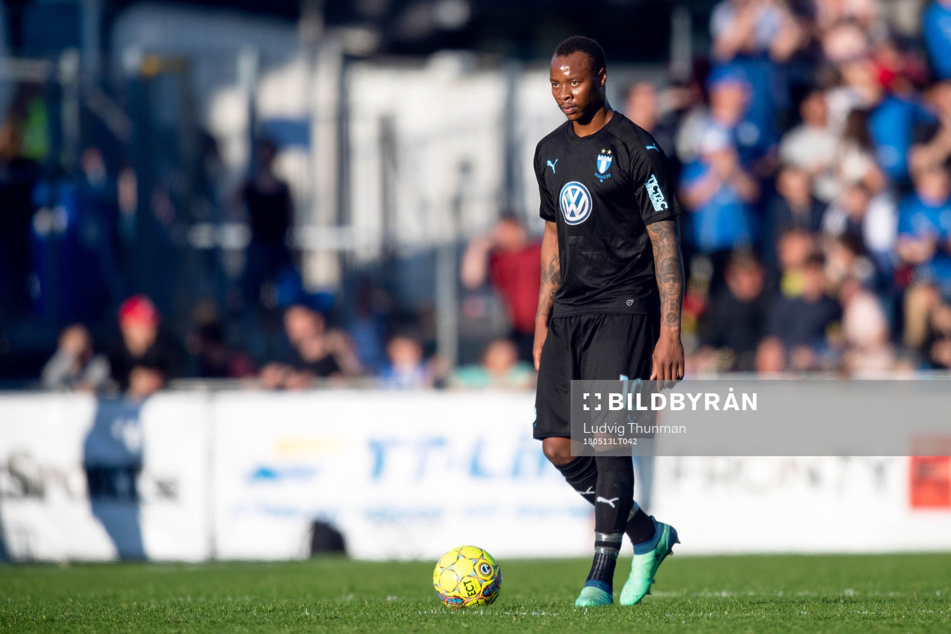 Malmö FFs Carlos Strandberg deppar