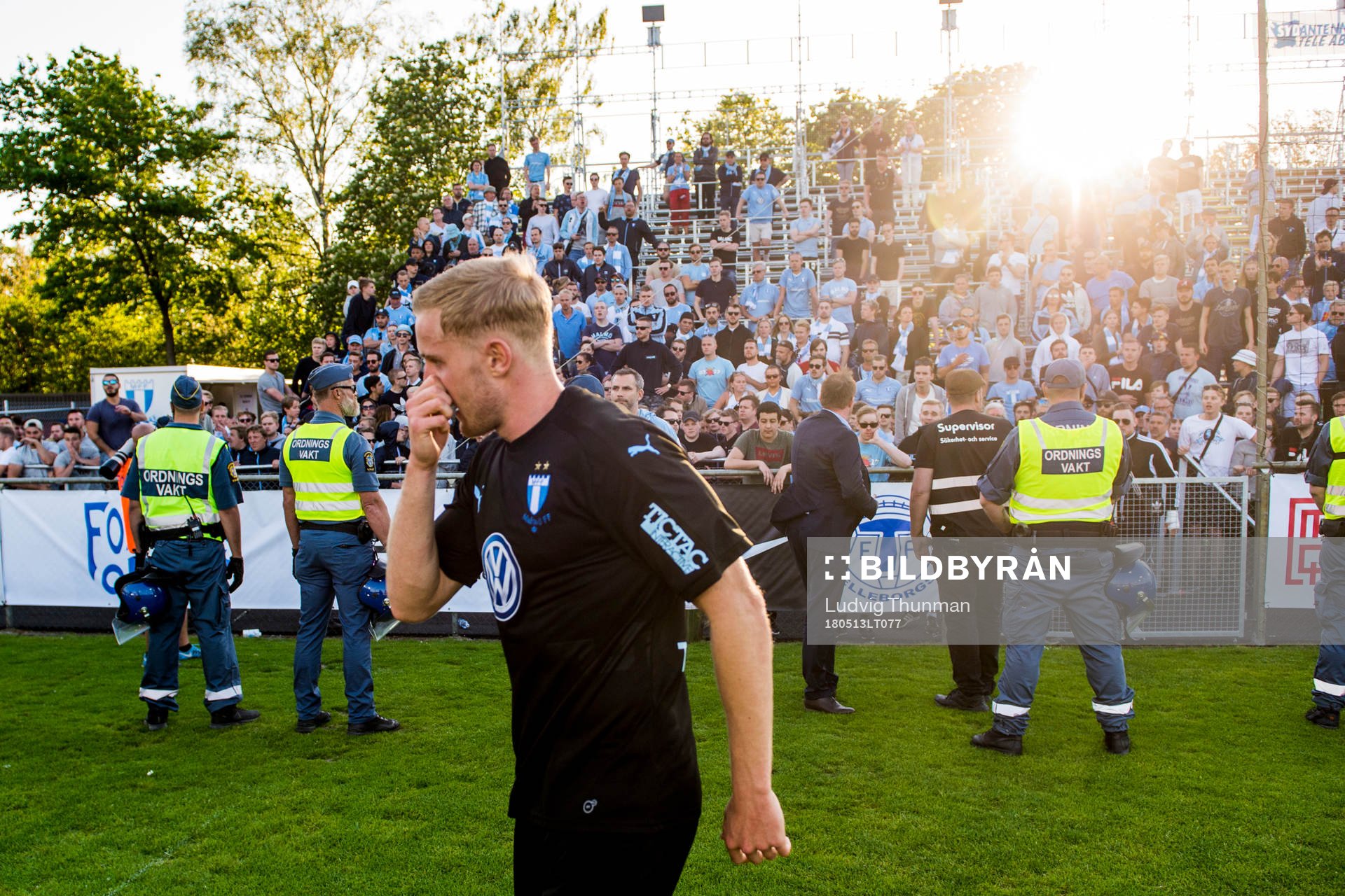 Malmö FFs Franz Brorsson deppar