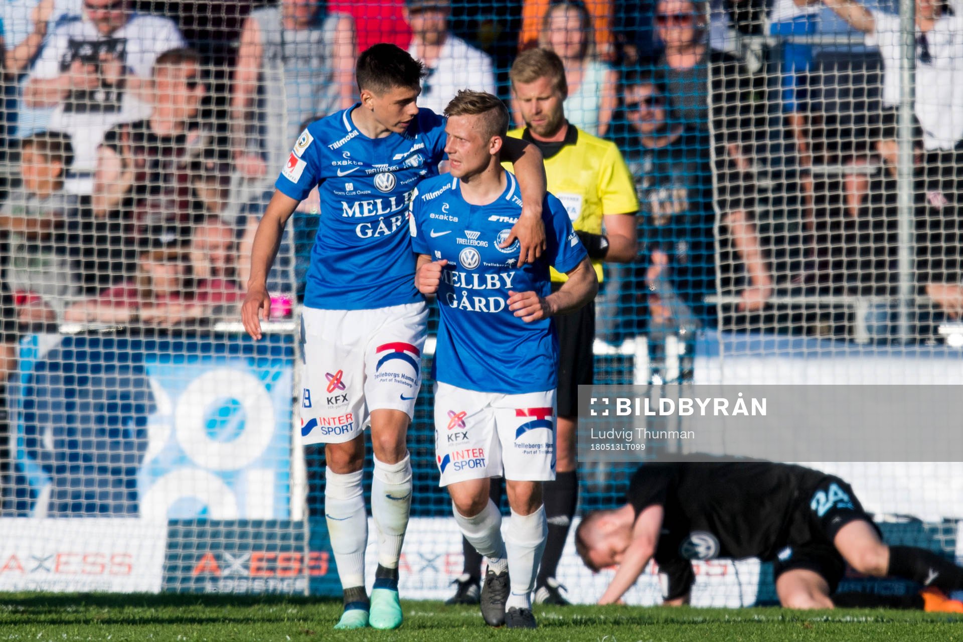 Trelleborgs Denis Hadzikadunic kramar om Erik Andersson
