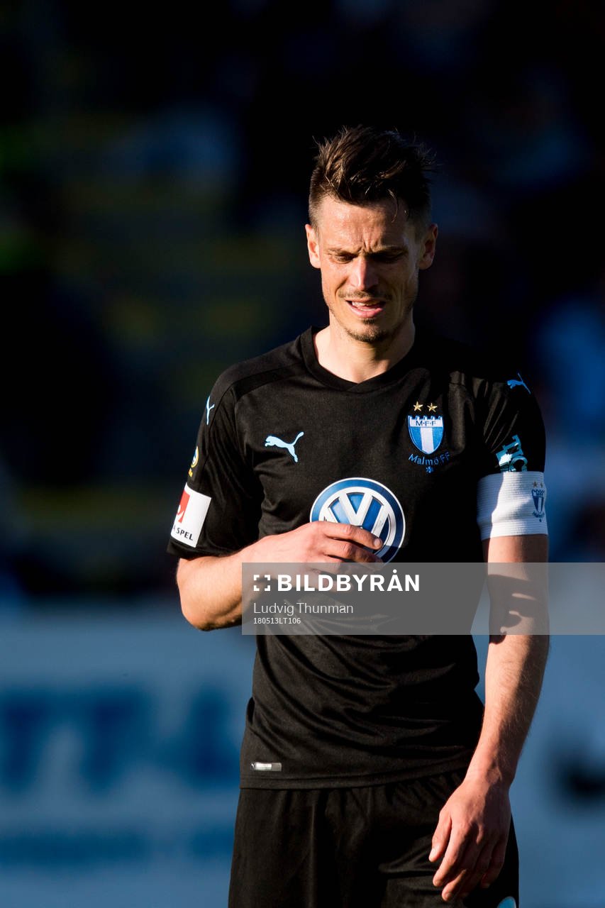 Malmö FFs Markus Rosenberg deppar