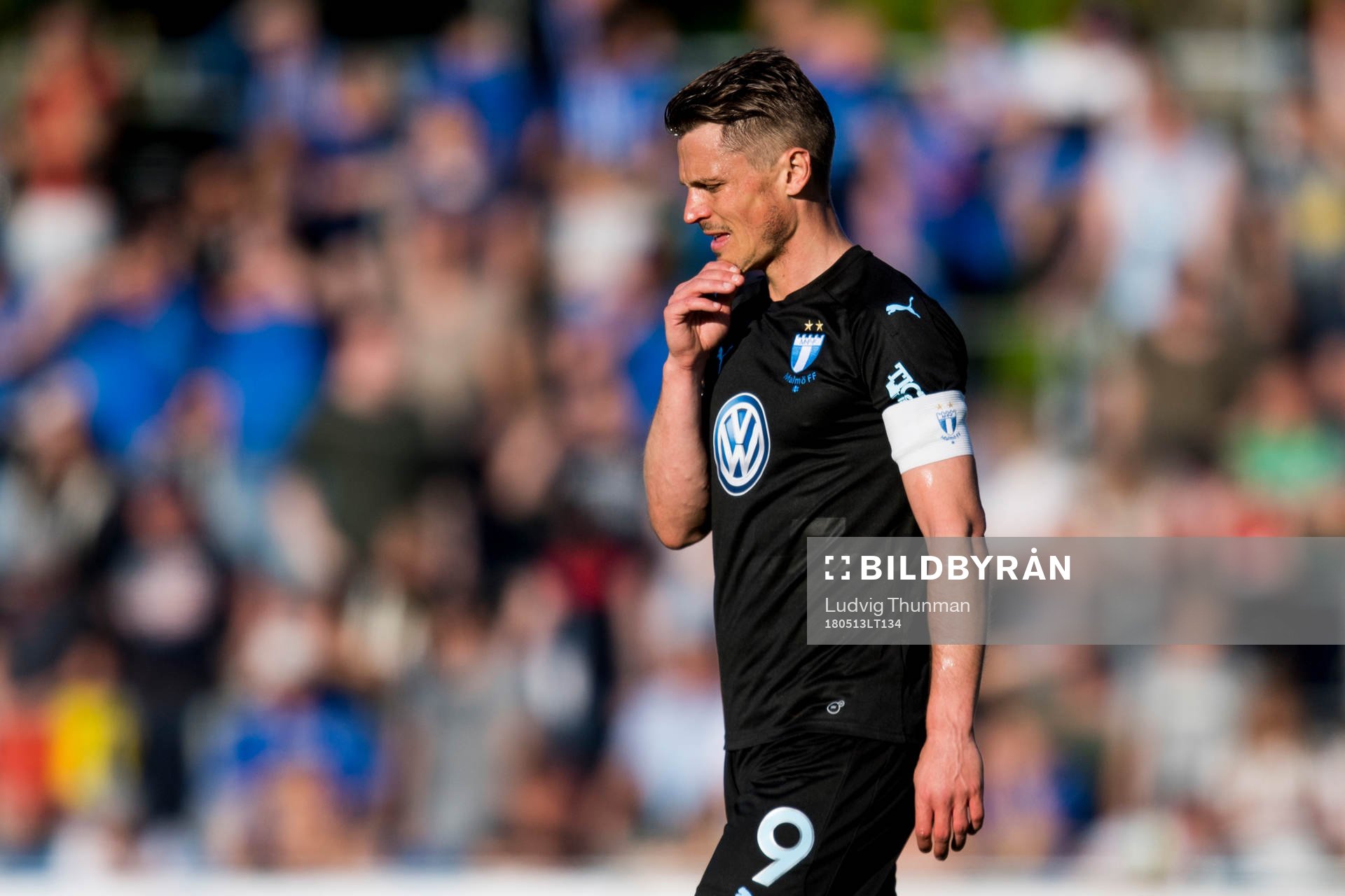 Malmö FFs Markus Rosenberg deppar