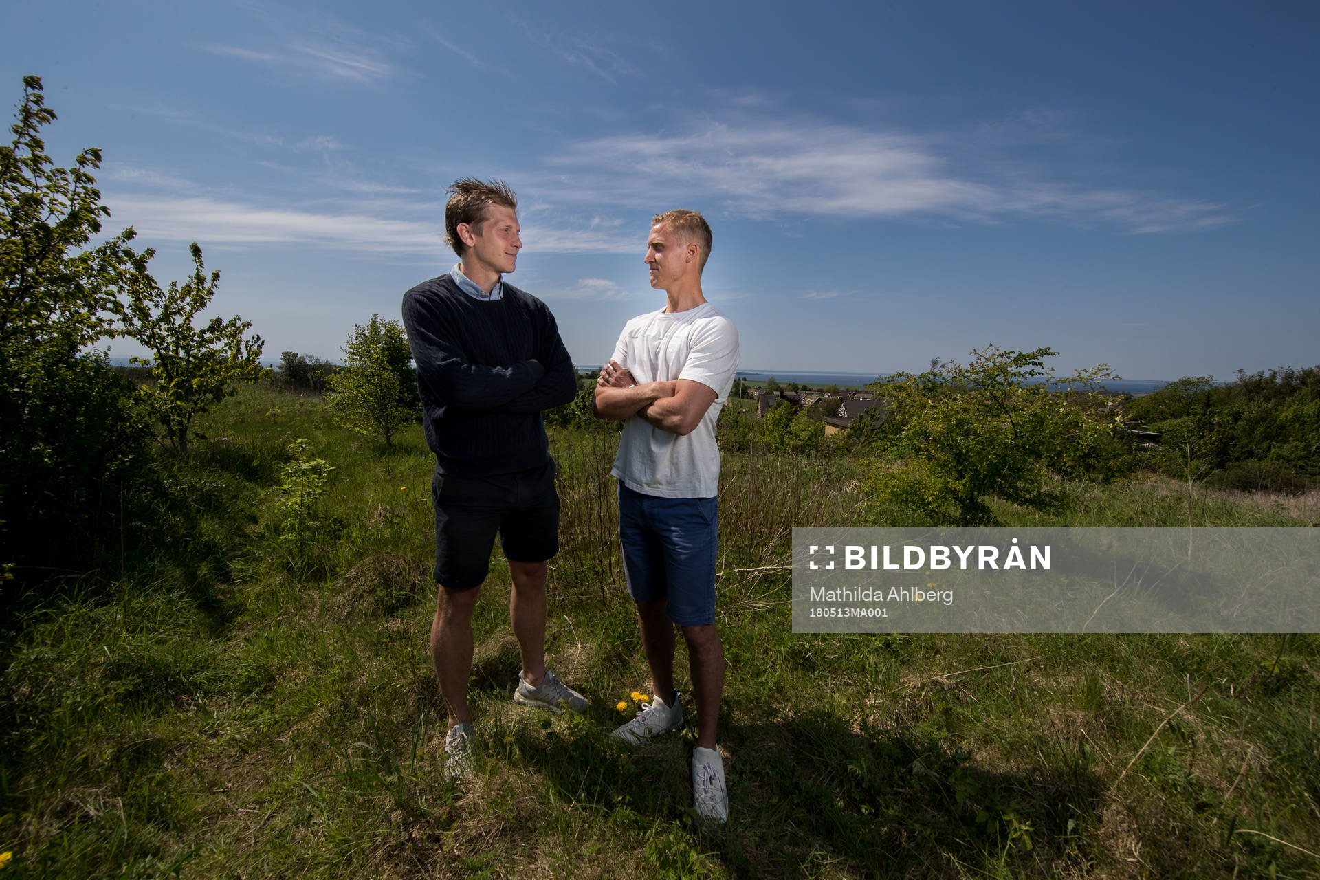 Landskronas Philip Andersson och Helsingborgs målvakt Pär