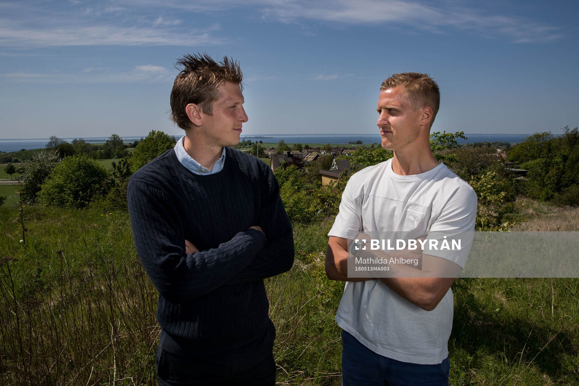 Landskronas Philip Andersson och Helsingborgs målvakt Pär