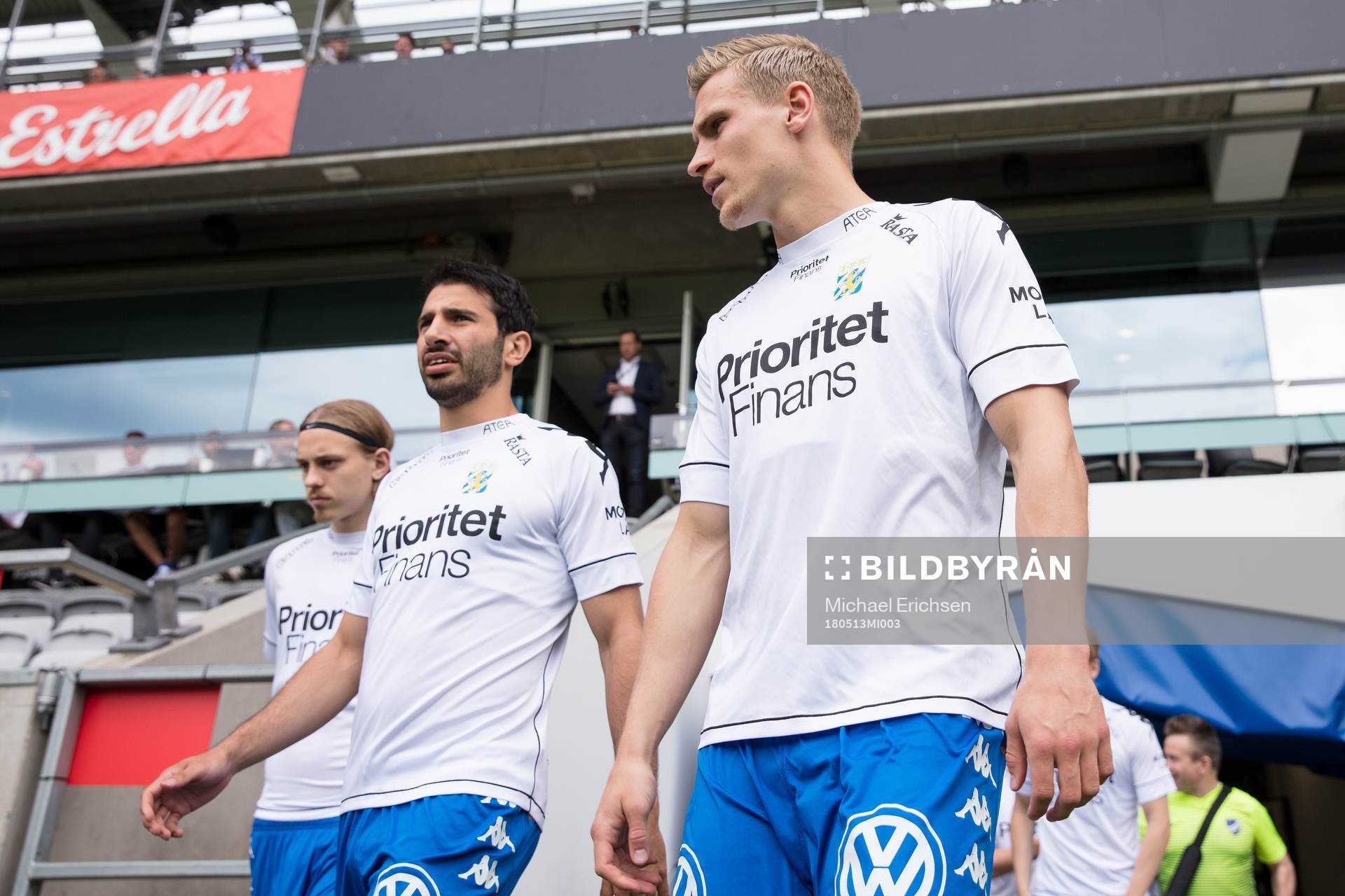 IFK Göteborgs Elias Mar Omarsson, André Calisir och Carl