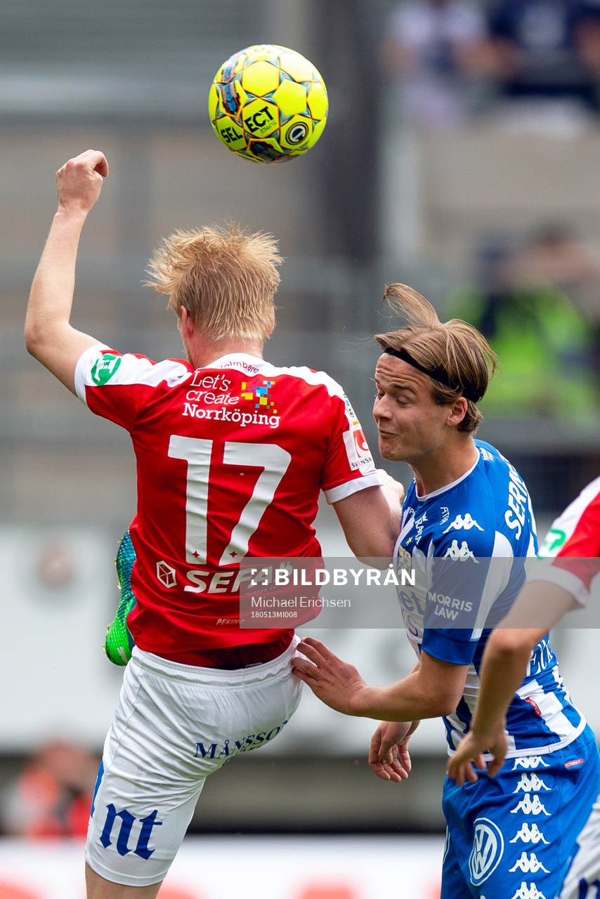 Norrköpings Kalle Holmberg och IFK Göteborgs August