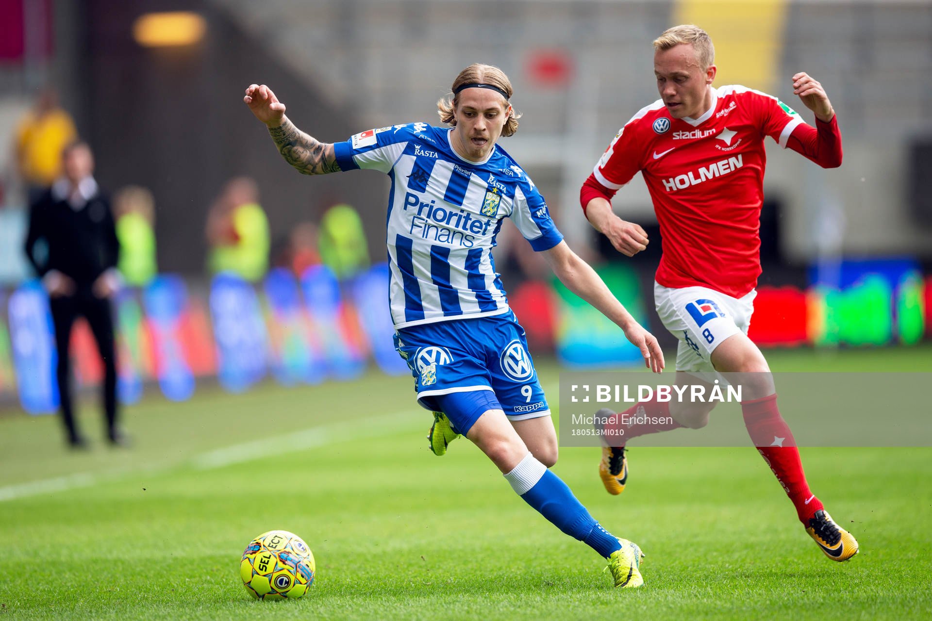 IFK Göteborgs Elias Mar Omarsson  och Norrköpings