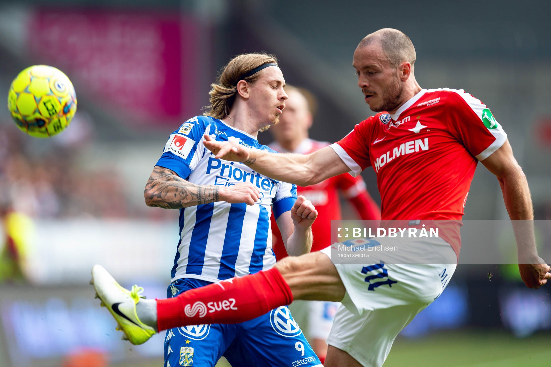 IFK Göteborgs Elias Mar Omarsson och Norrköpings Jón