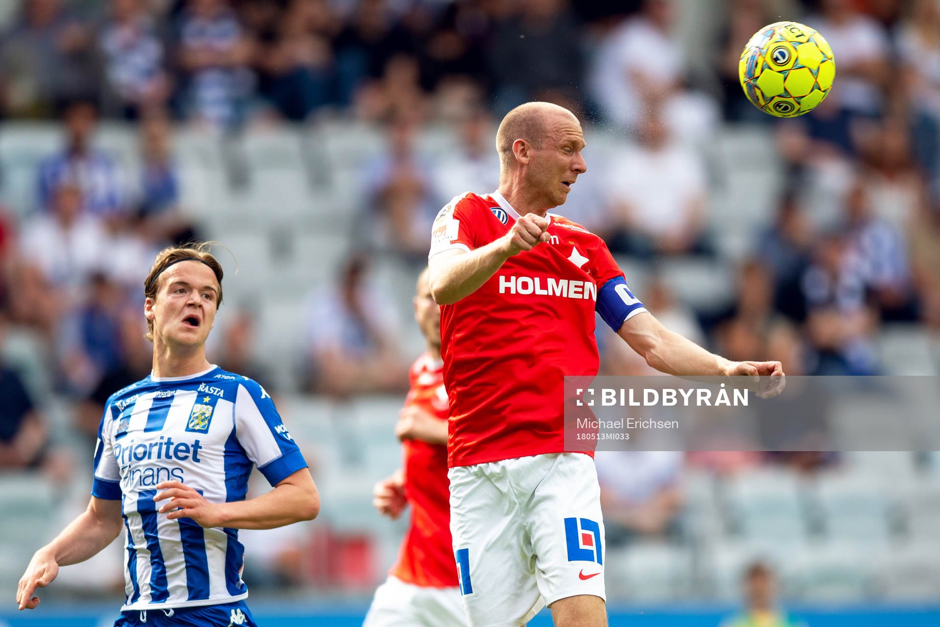 Norrköpings Andreas Johansson och IFK Göteborgs August