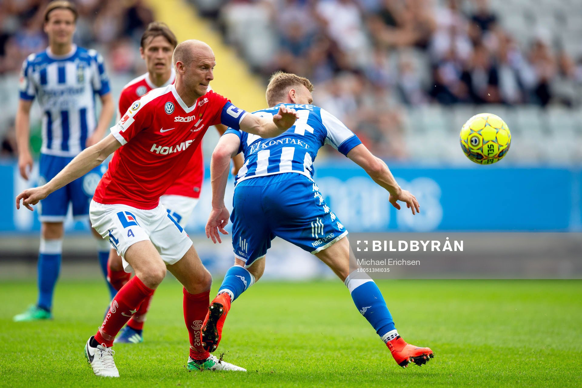 Norrköpings Andreas Johansson och IFK Göteborgs Sebastian