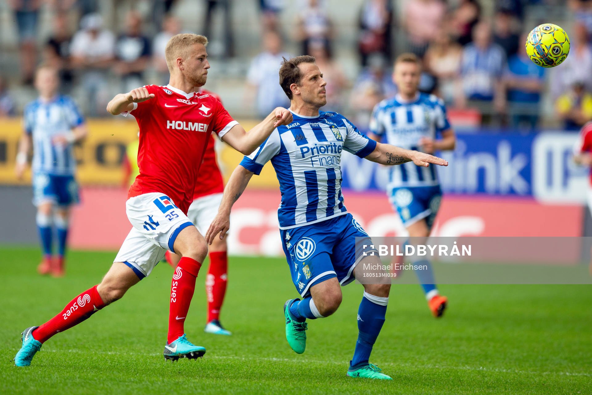 Norrköpings Filip Dagerstål och IFK Göteborgs Tobias