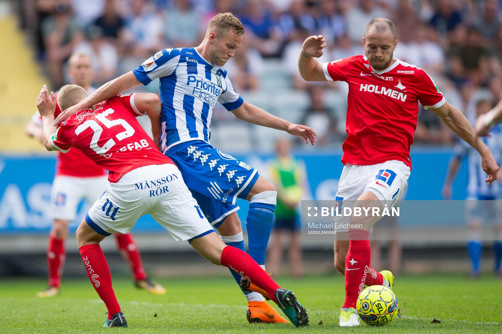 Norrköpings Filip Dagerstål och Jón Gudni Fjóluson