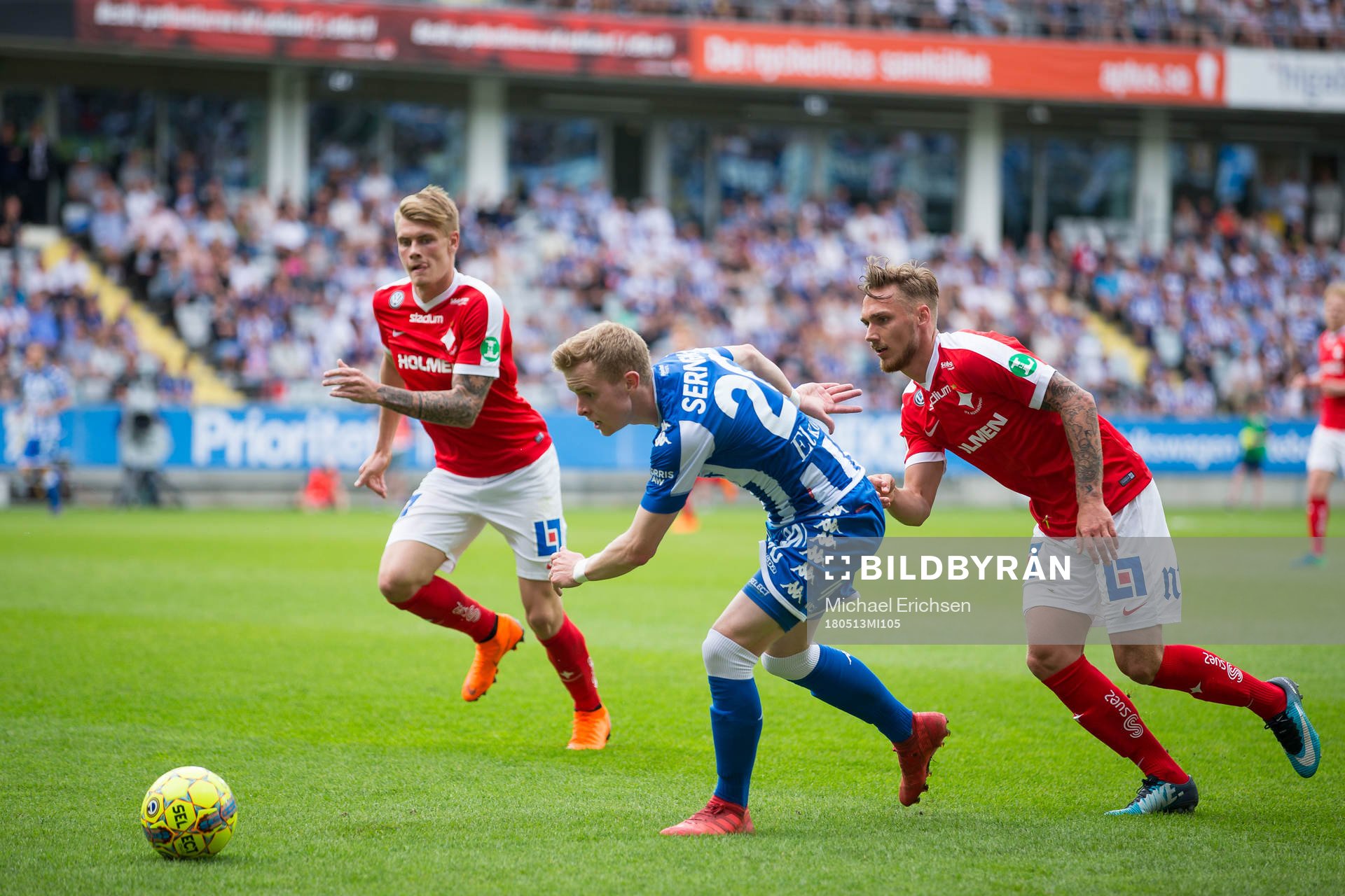 IFK Göteborgs Victor Wernersson mot Norrköpings Linus