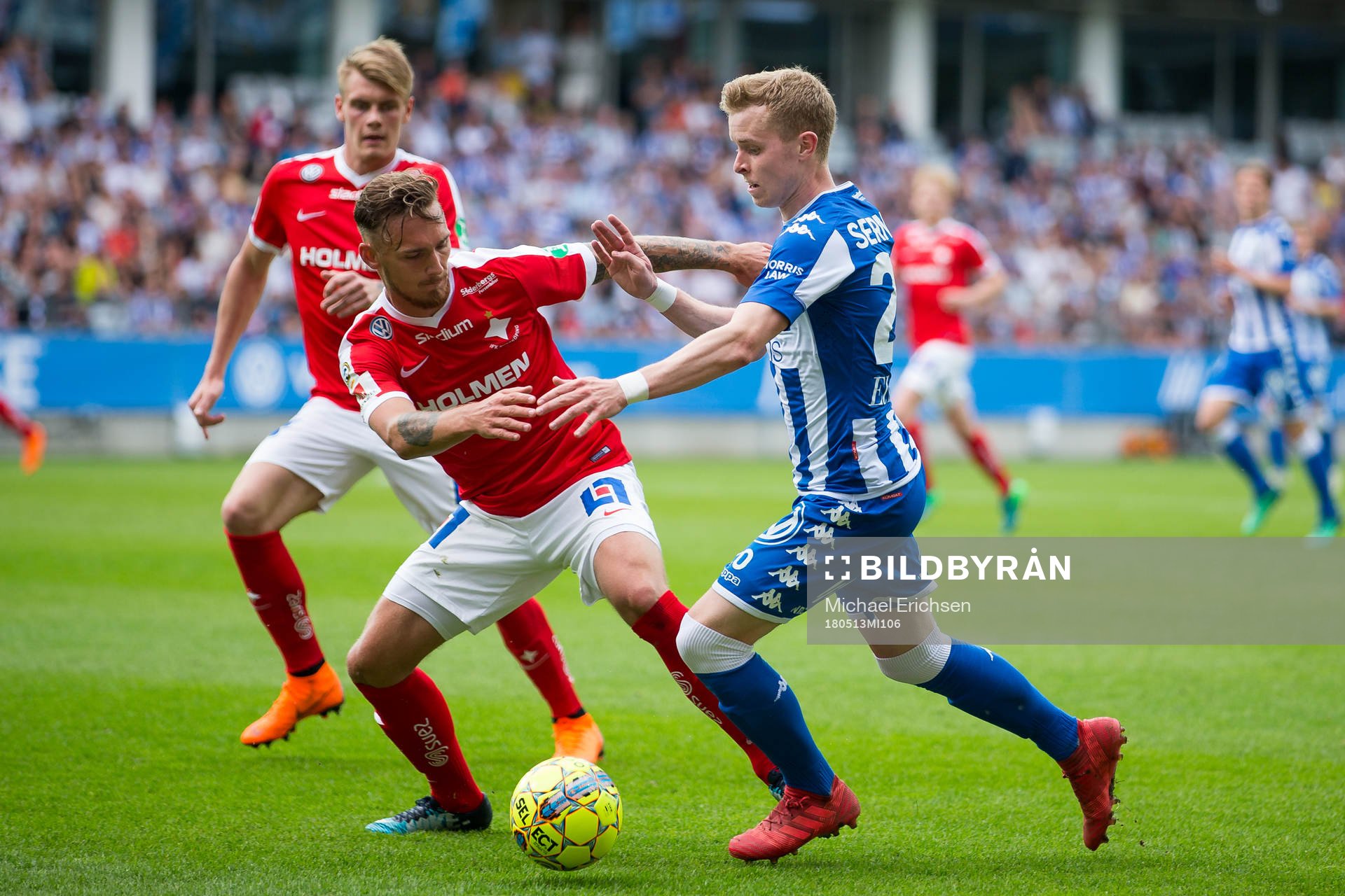 IFK Göteborgs Victor Wernersson mot Norrköpings Linus