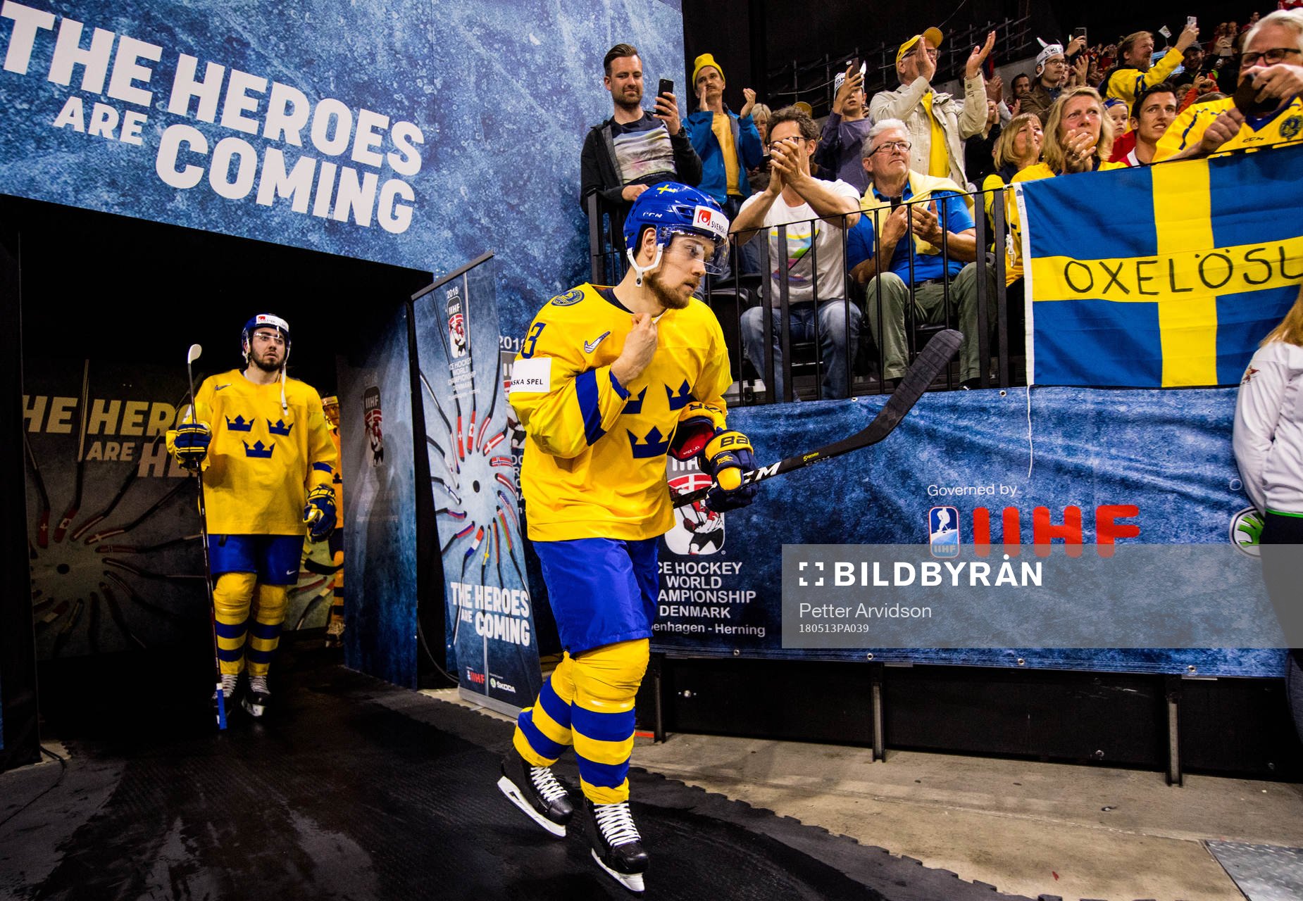Sveriges Viktor Arvidsson gör entré