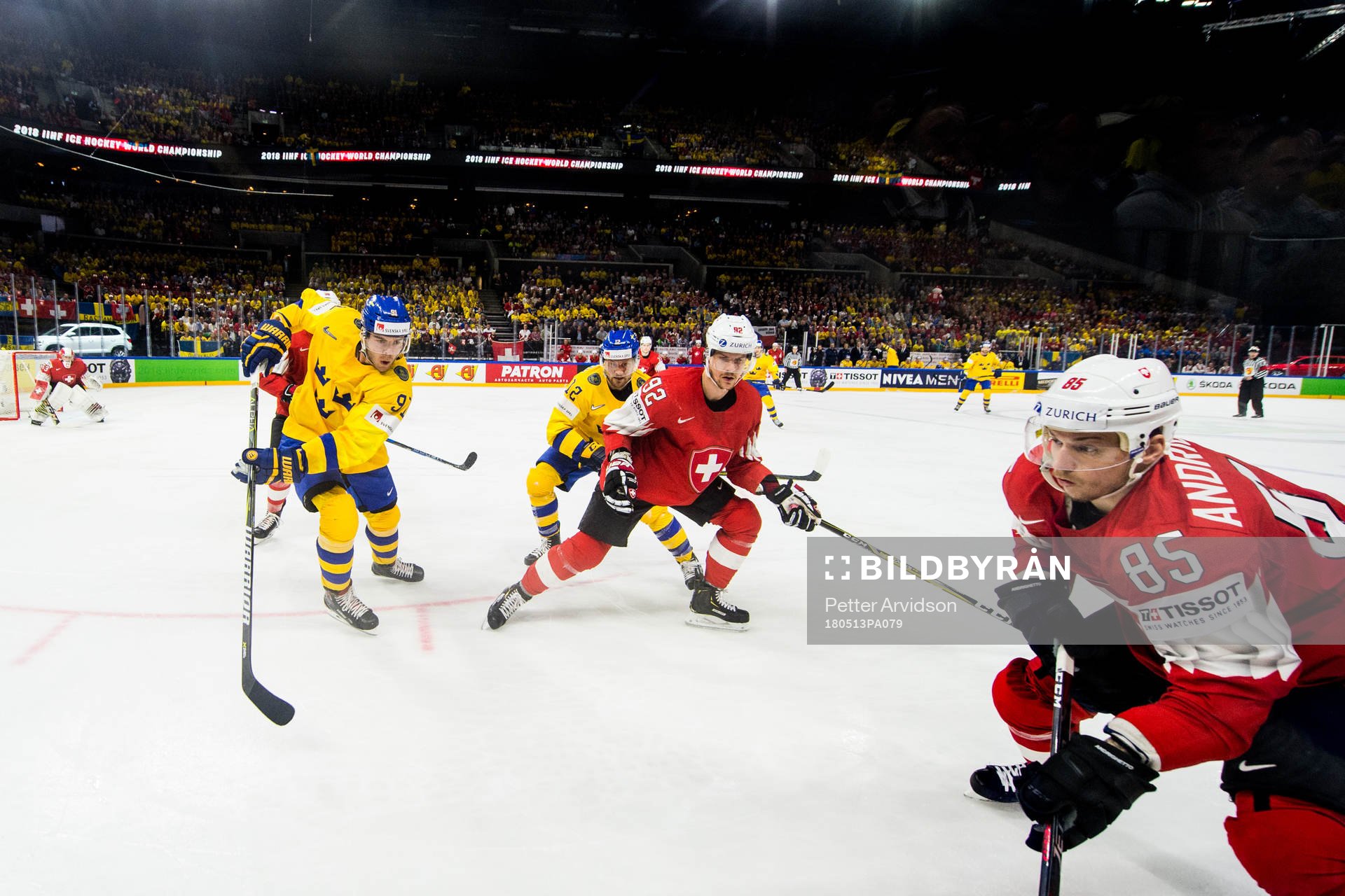 Sveriges Magnus Pääjärvi-Svensson och Johan Larsson mot