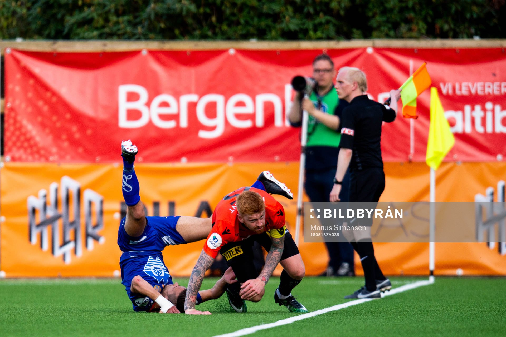 Robert Sandnes of Aalesund and Aleksander Solli of Åsane