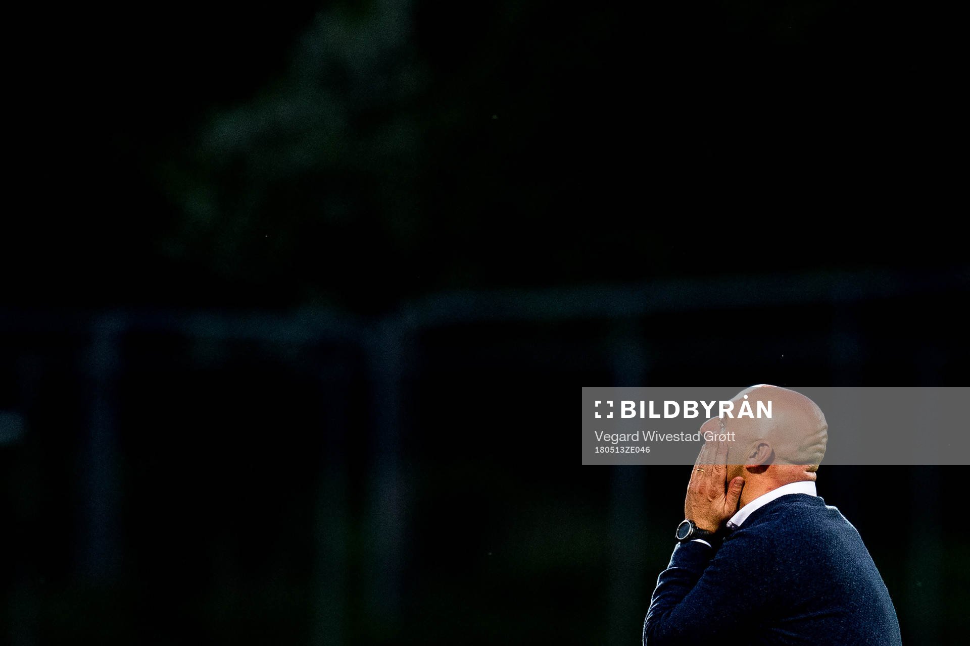 Toni Ordinas, head coach of Stabæk, reacts