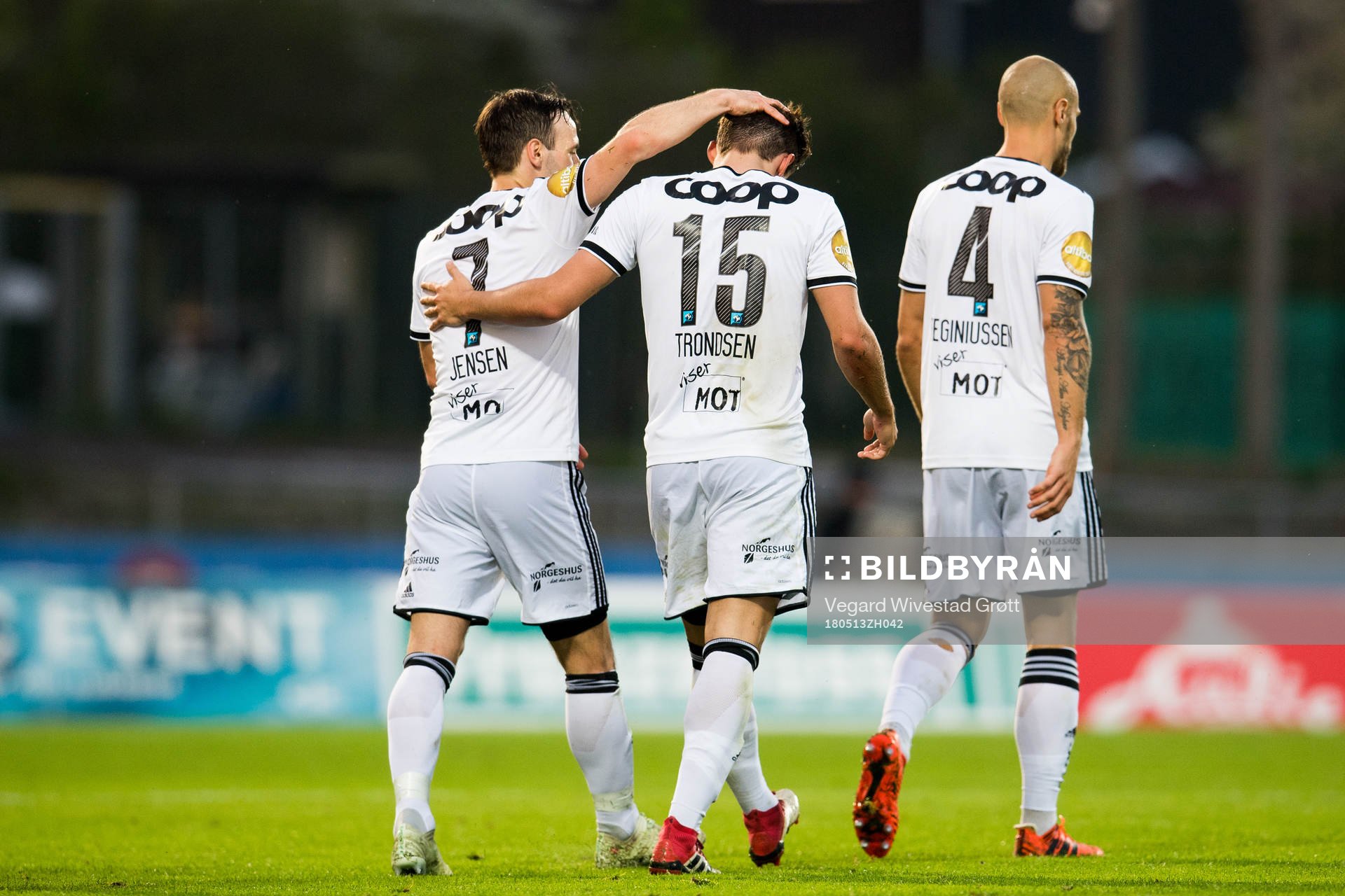 Mike Jensen of Rosenborg and Anders Trondsen of Rosenborg