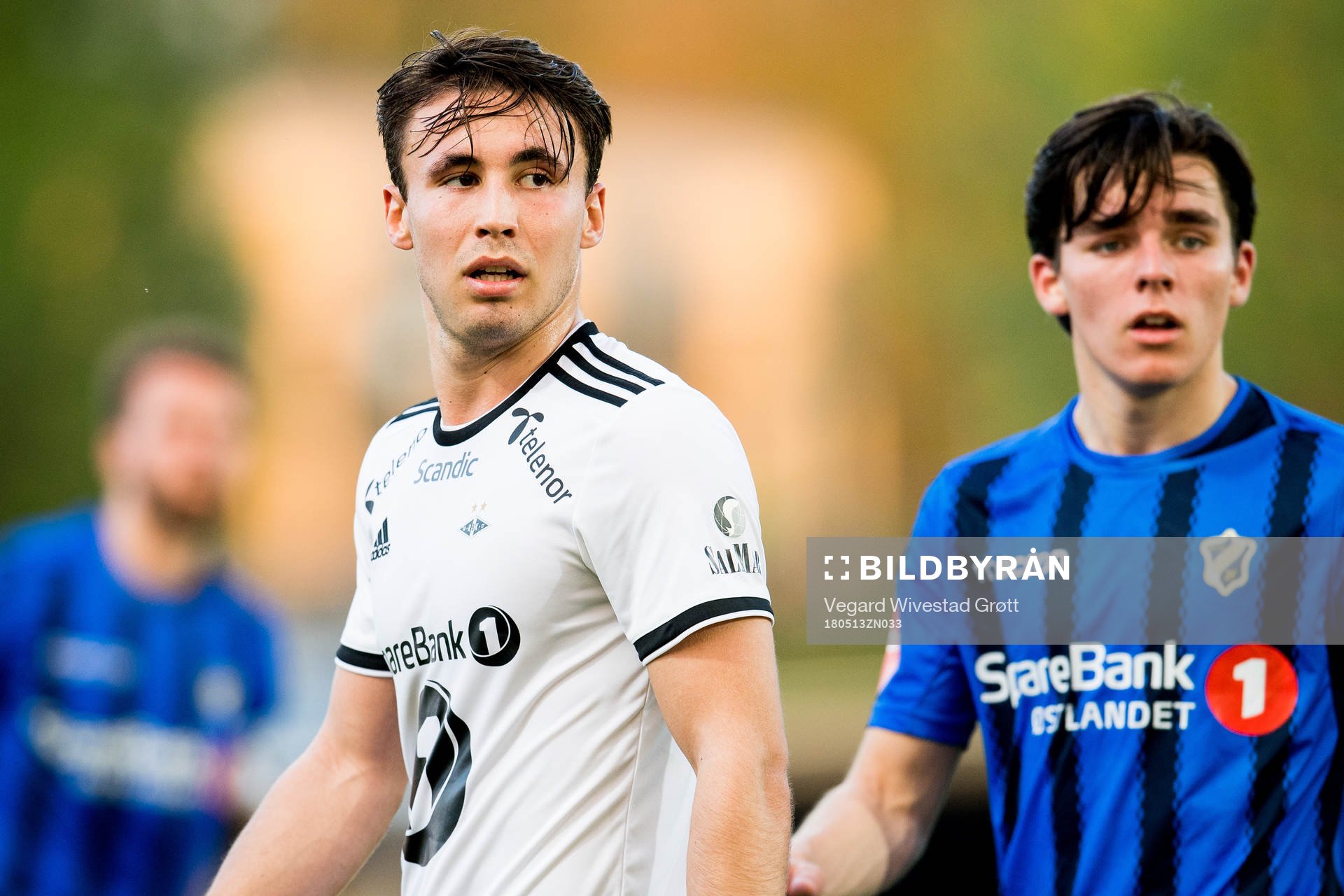 Anders Trondsen of Rosenborg and Hugo Vegard Vetlesen of