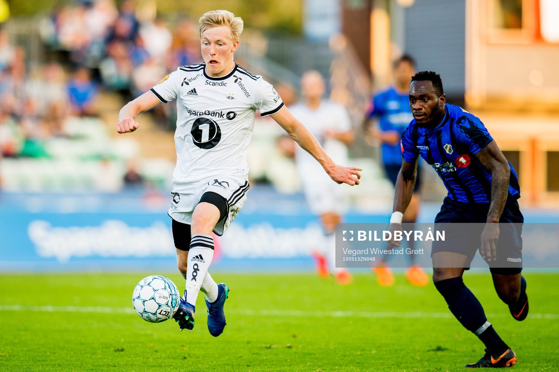 Birger Meling of Rosenborg and Franck Boli of Stabæk