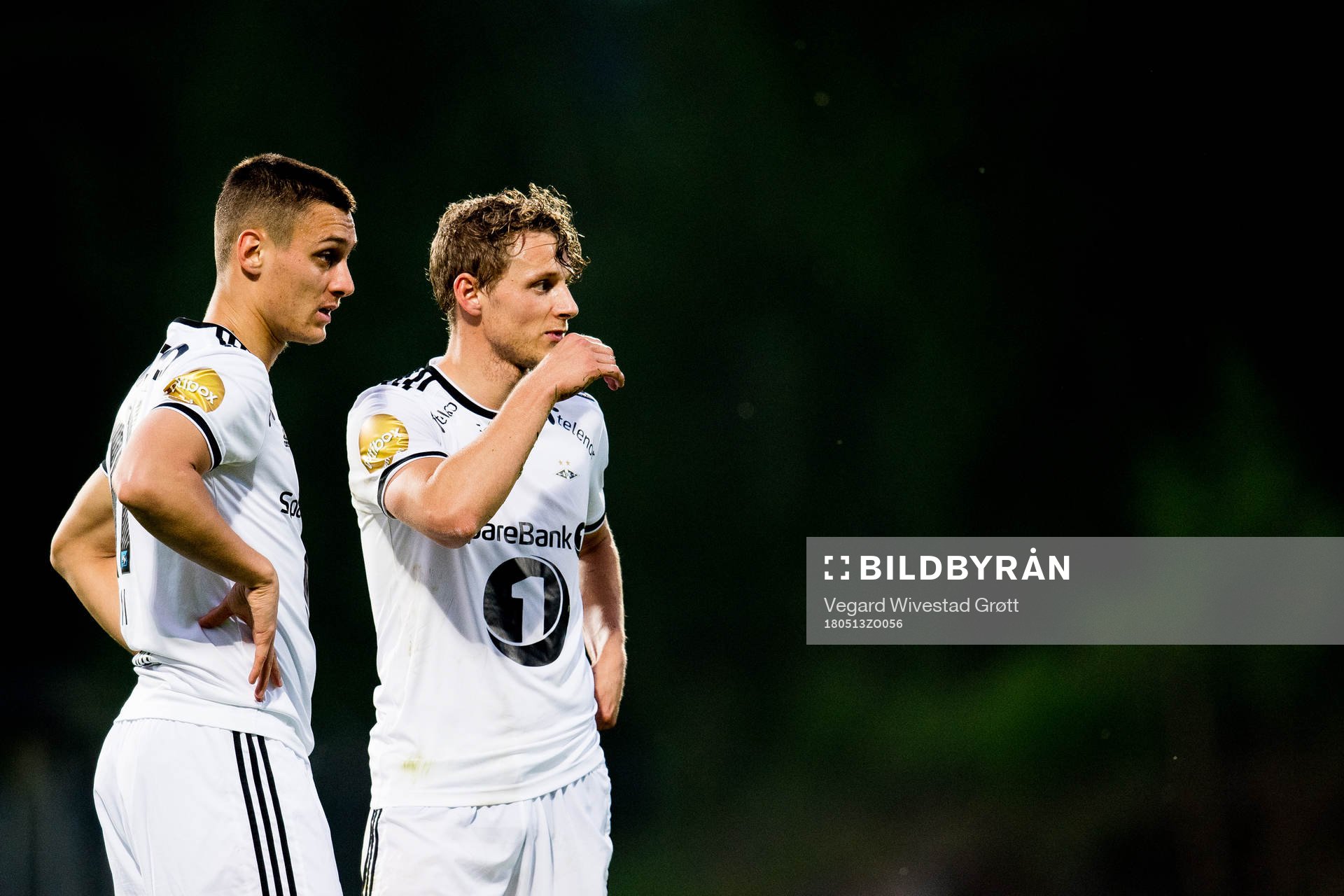 Jonathan Levi and Vegar Eggen Hedenstad of Rosenborg