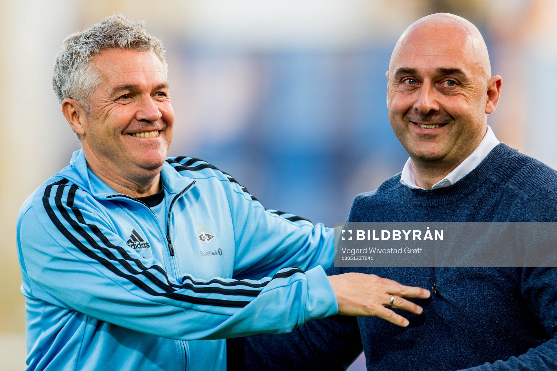 Kåre Ingebrigtsen, head coach of Rosenborg, and Toni