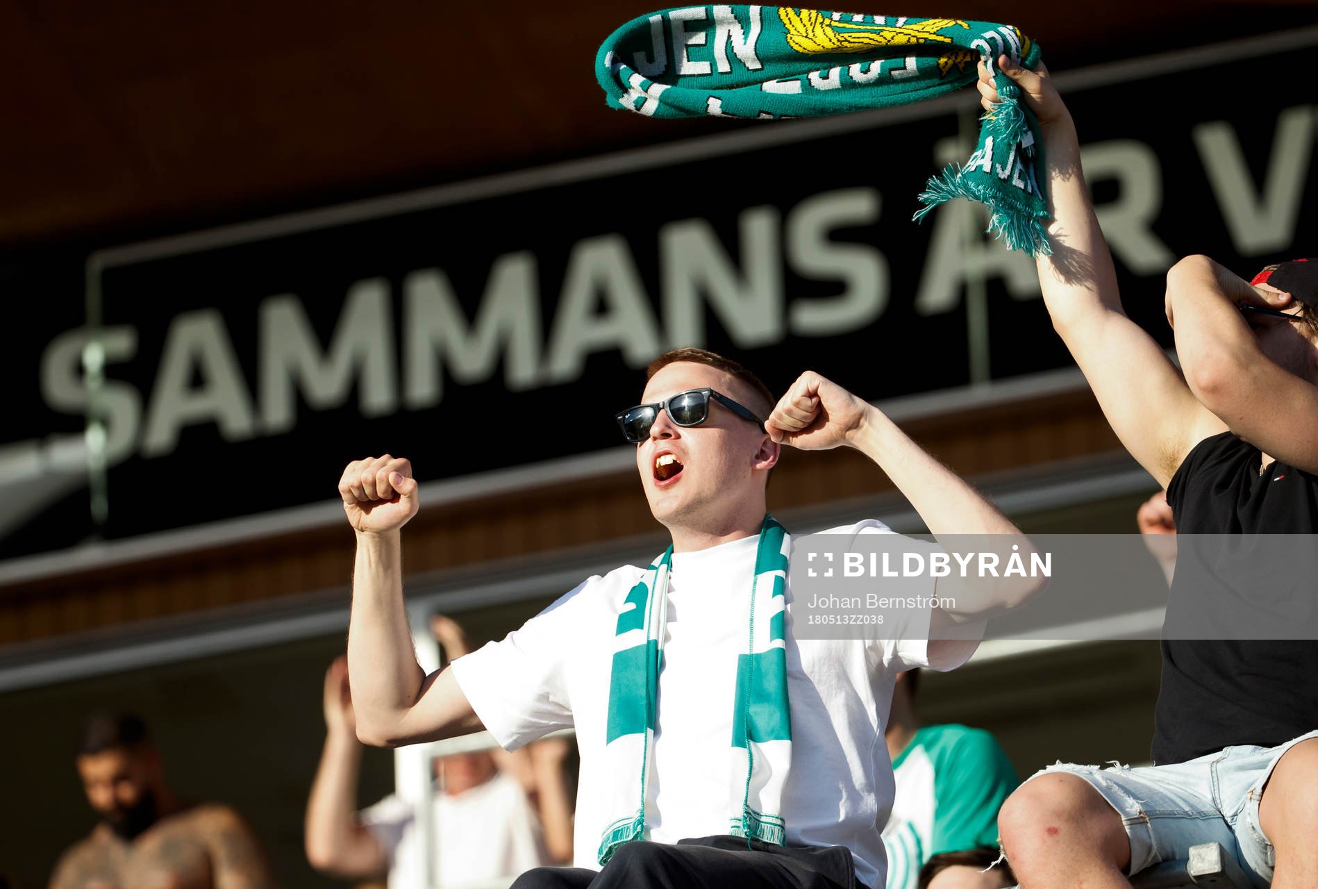 Jubel i Hammarbys klacken
