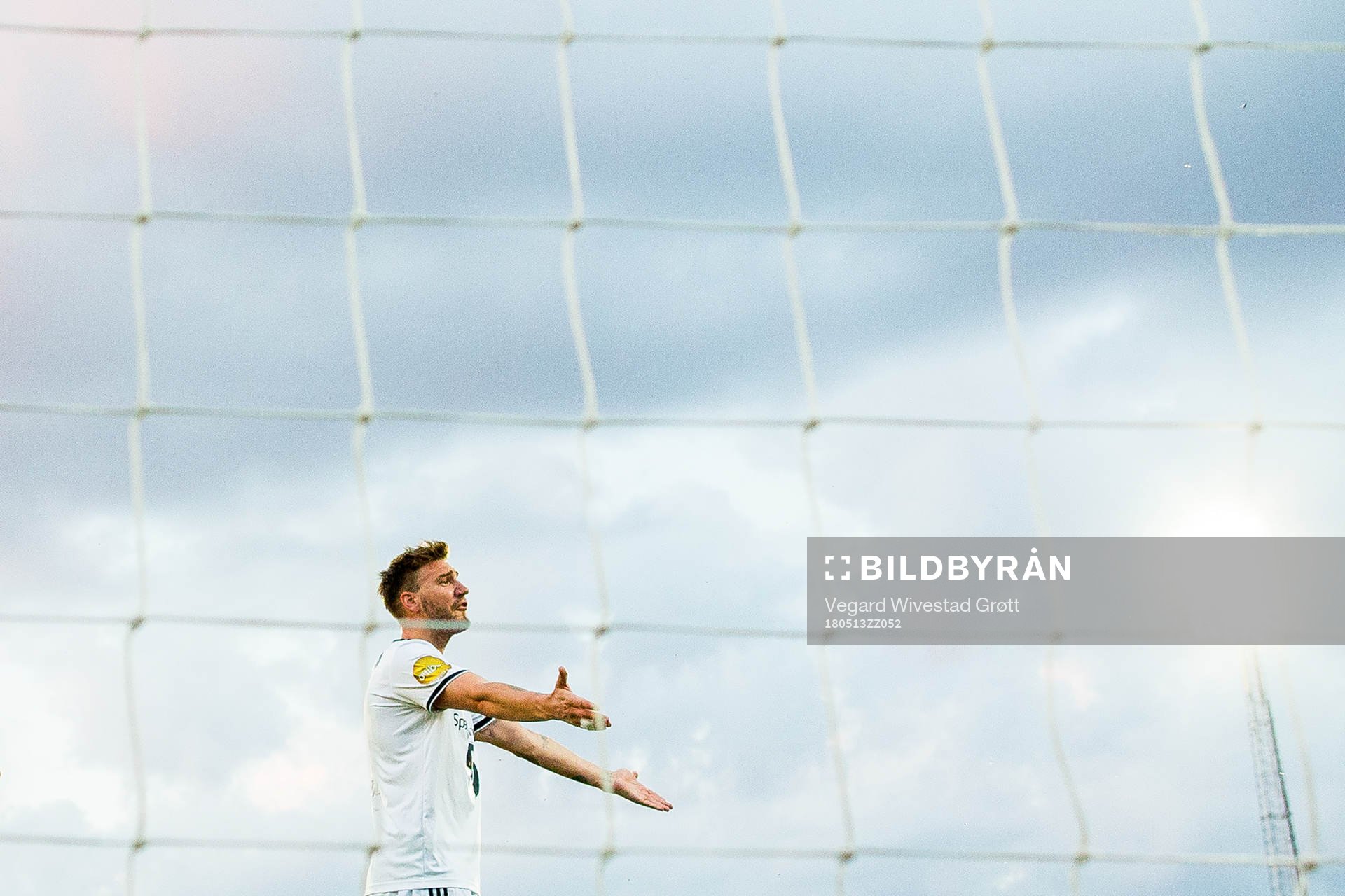 Nicklas Bendtner of Rosenborg reacts