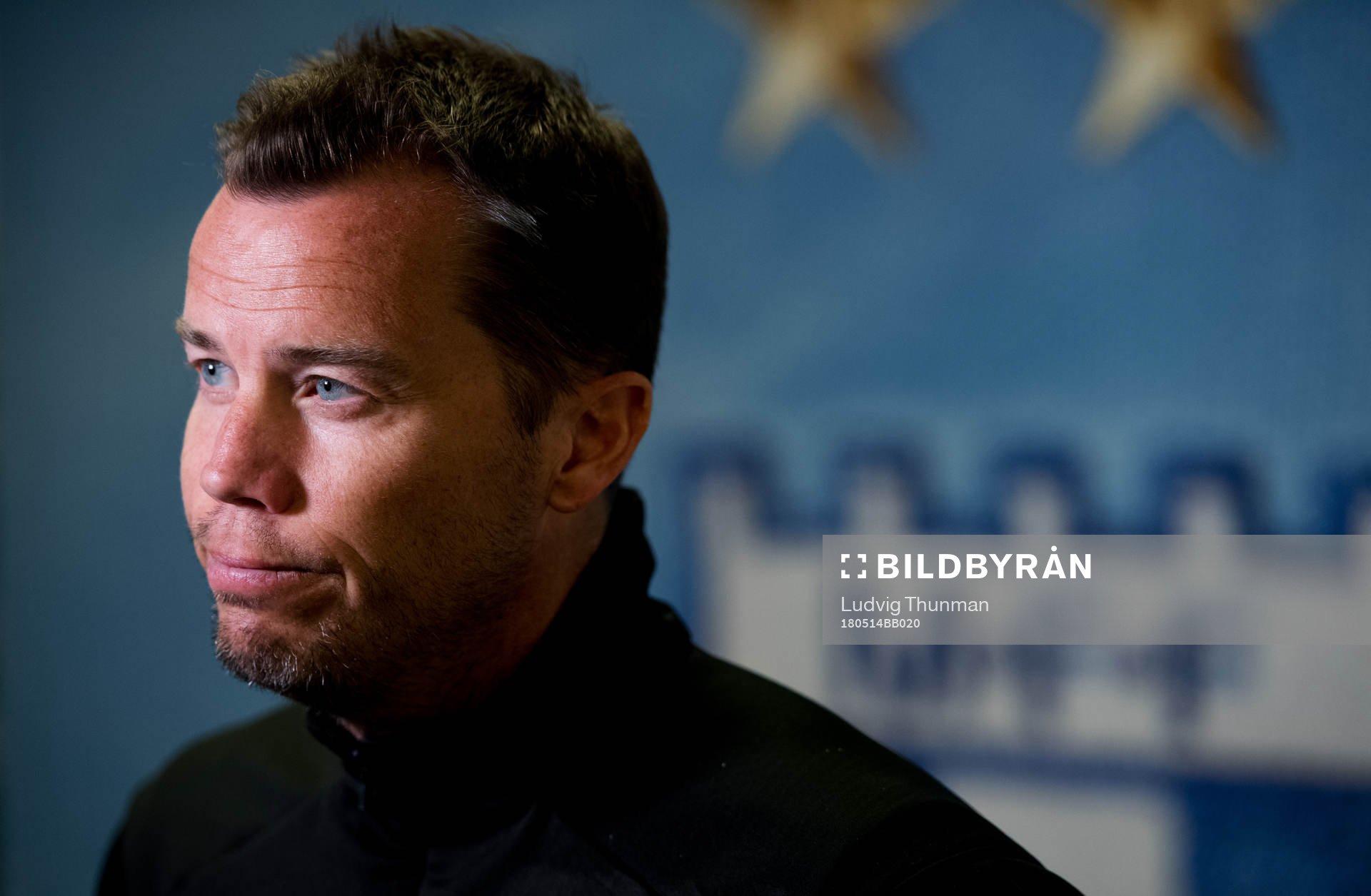Daniel Andersson presenteras som ny tränare för Malmö FF under en presskonferens den 14 maj 2018 i Malmö.