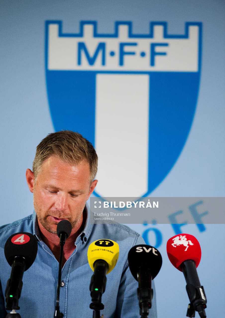 Malmö FFs sparkade tränare Magnus Pehrsson