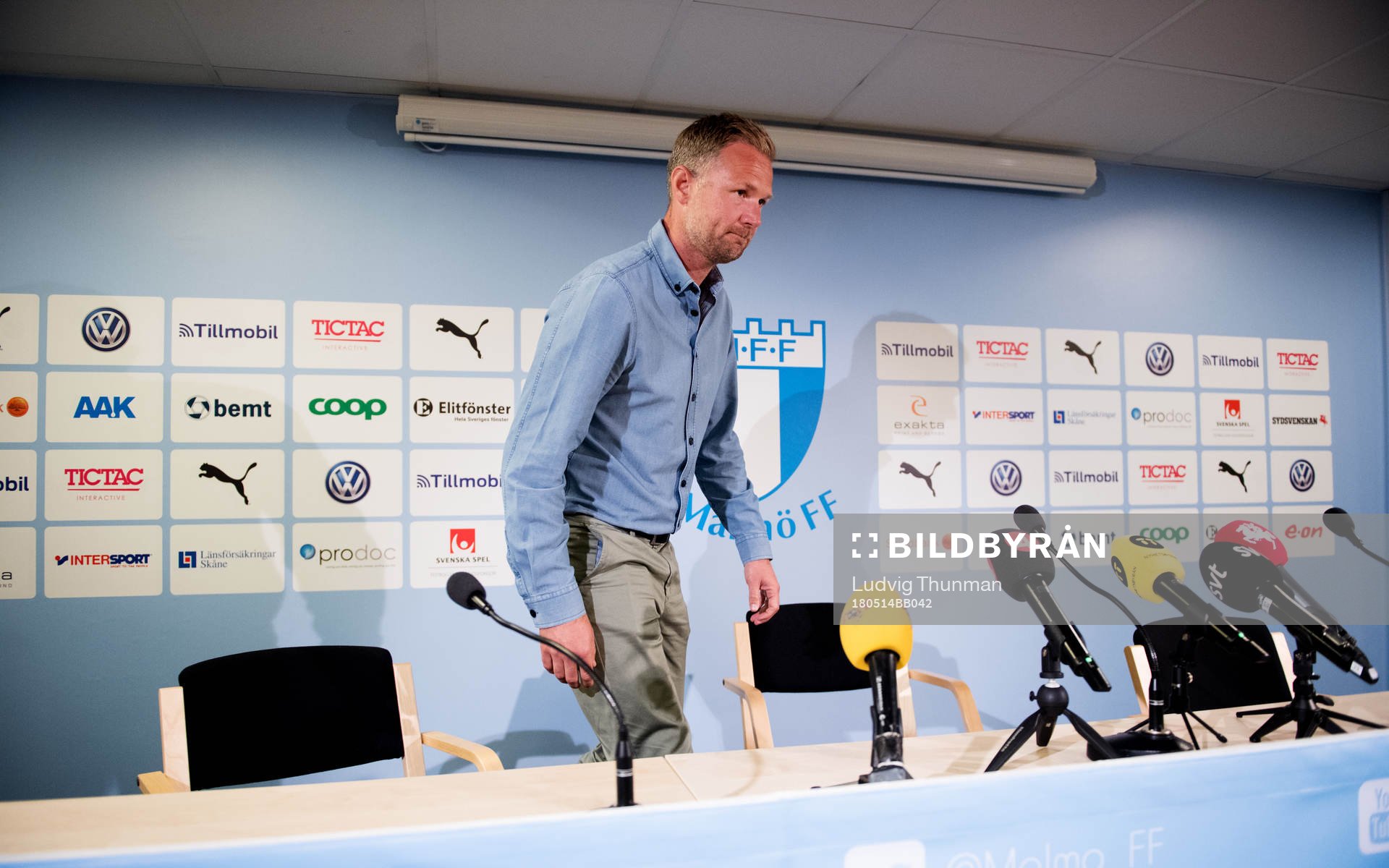 Malmö FFs sparkade tränare Magnus Pehrsson
