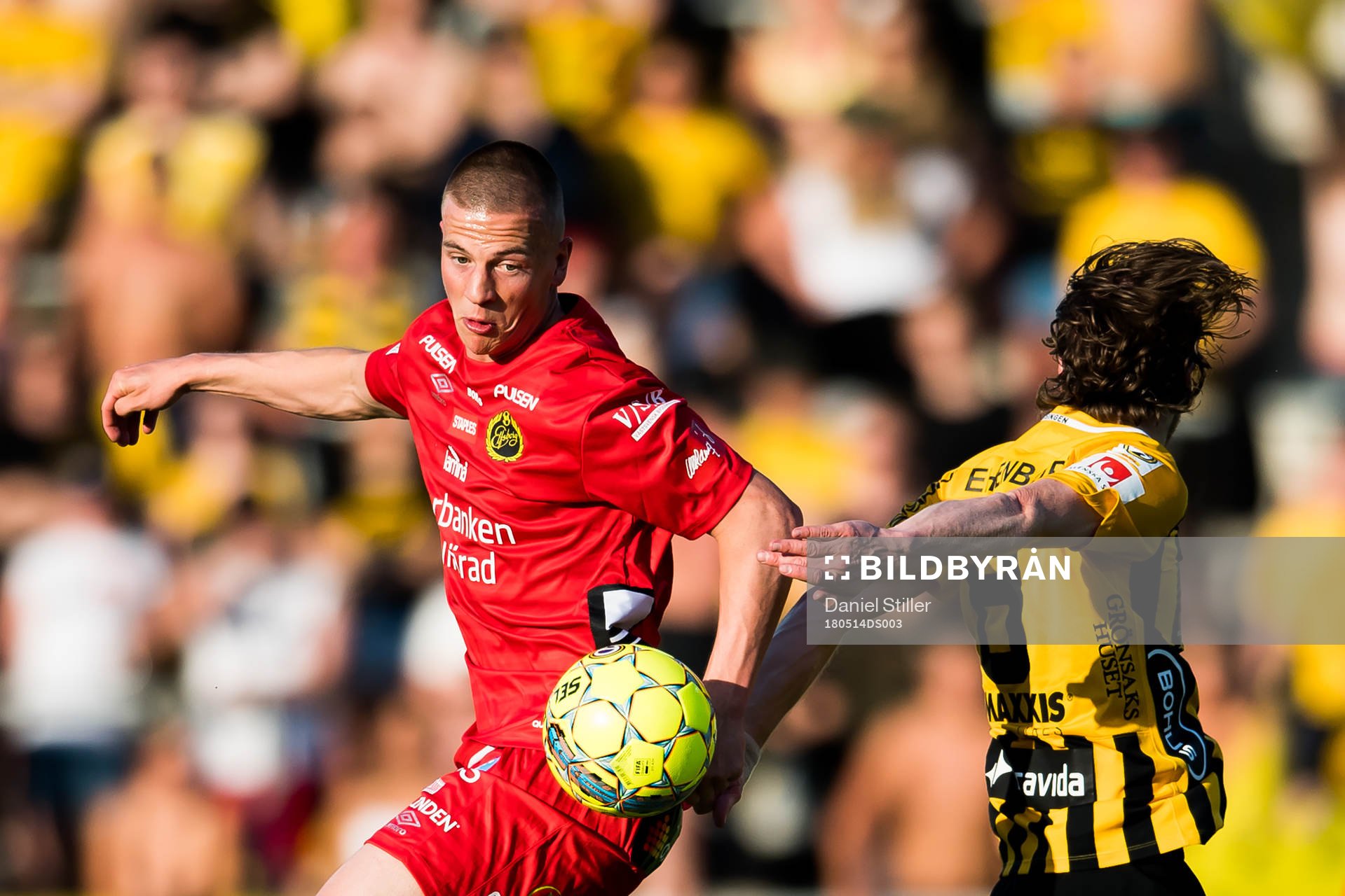 Elfsborgs Simon Olsson och Häckens Erik Friberg
