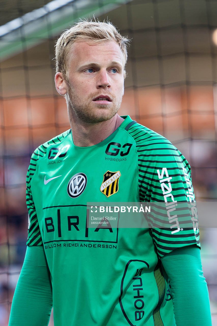 Häckens målvakt Christoffer Källqvist