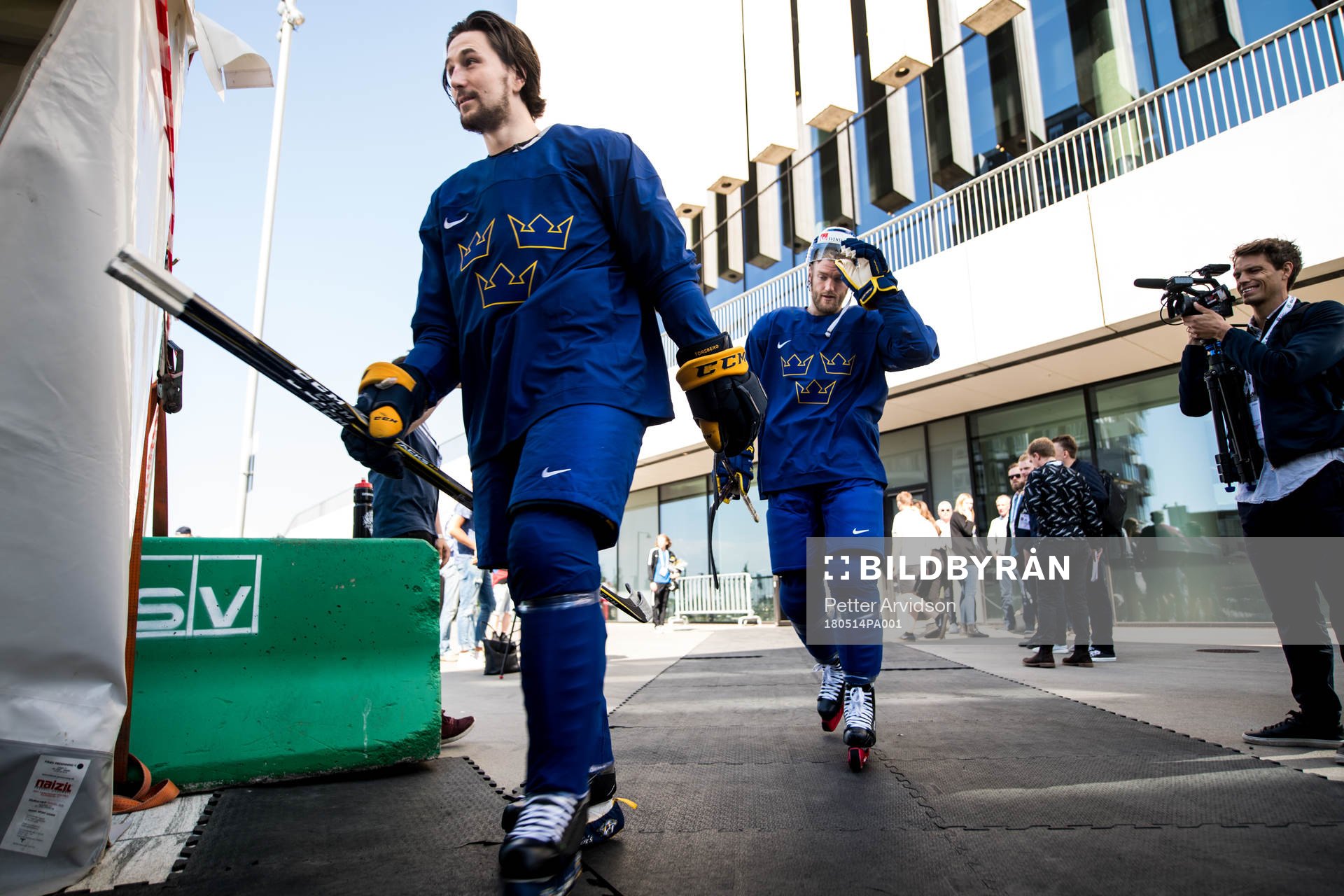 Sveriges Filip Forsberg och Mattias Ekholm