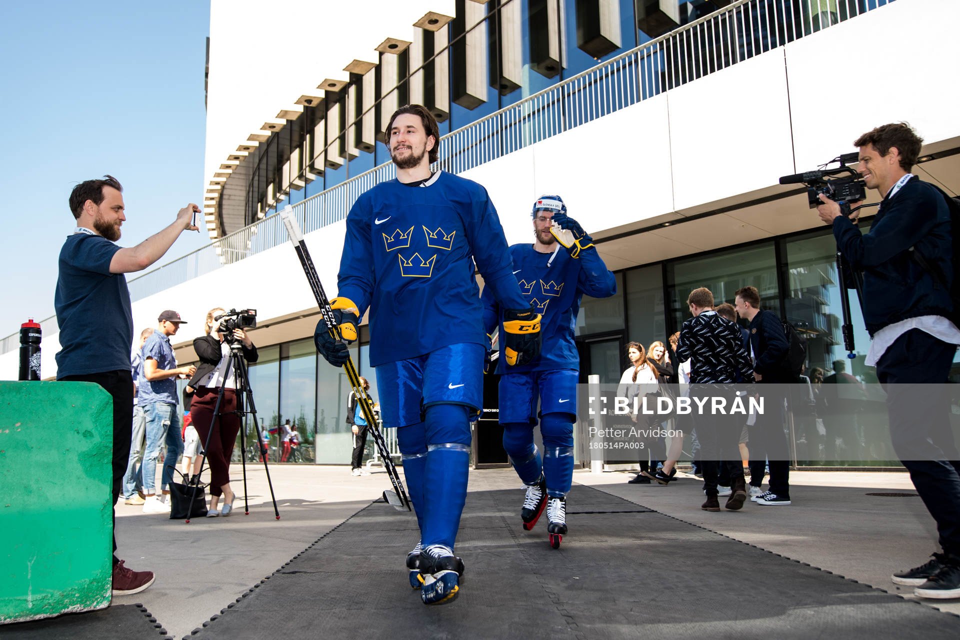 Sveriges Filip Forsberg och Mattias Ekholm