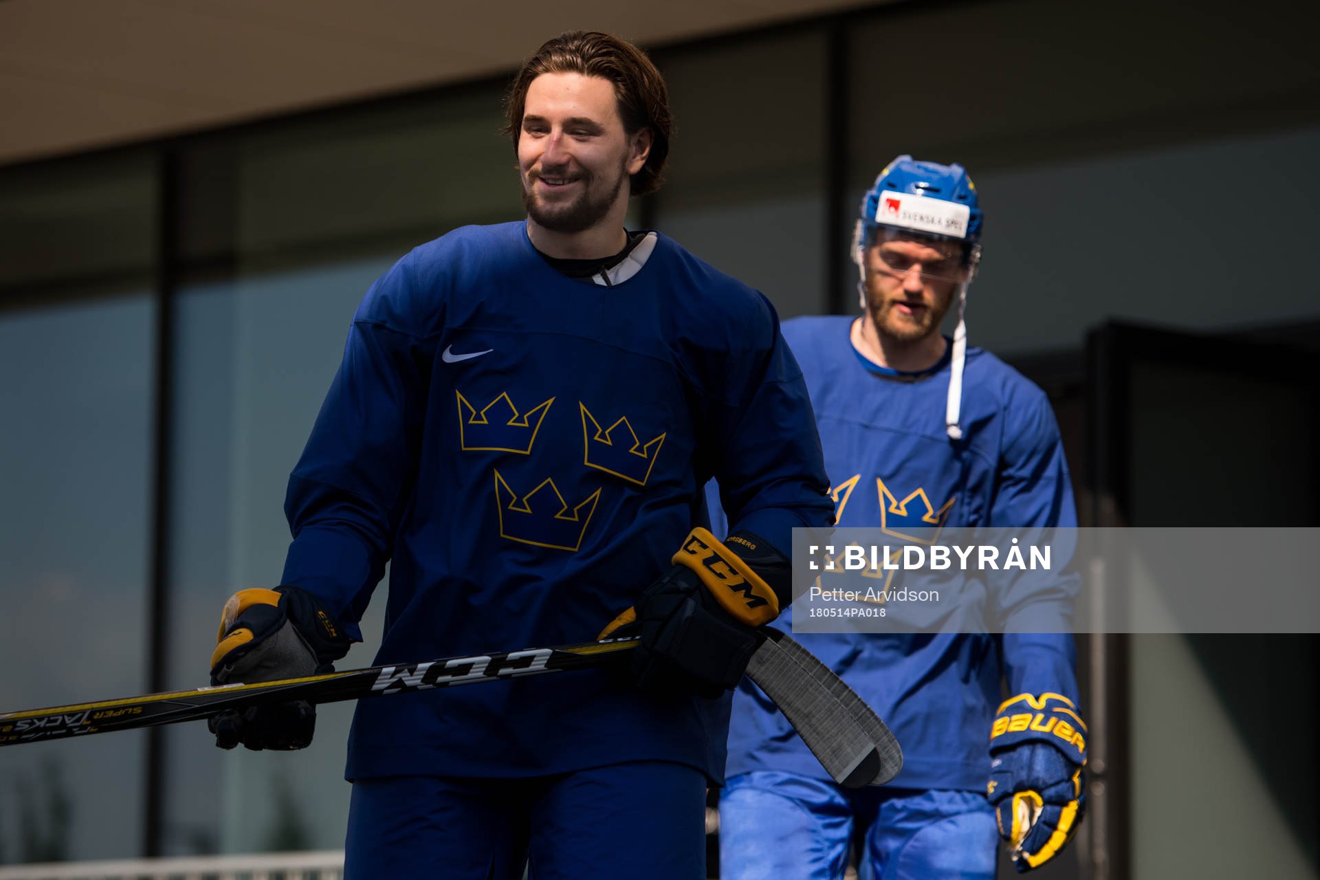 Sveriges Filip Forsberg och Mattias Ekholm