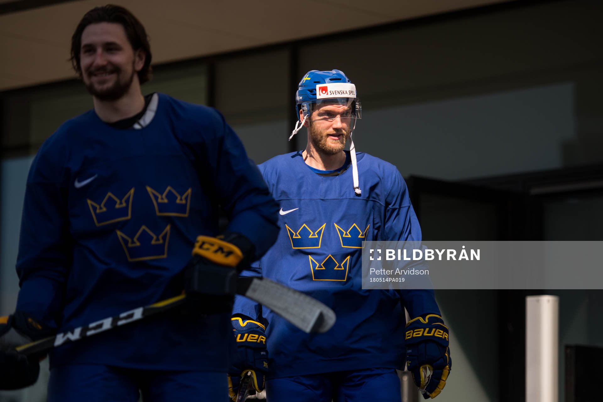 Sveriges Filip Forsberg och Mattias Ekholm