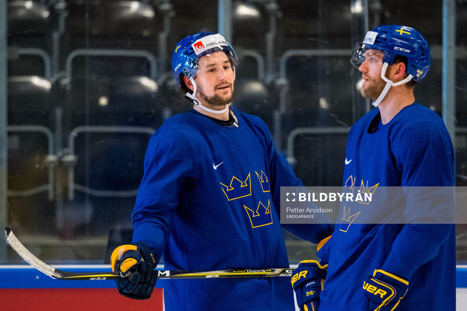 Sveriges Filip Forsberg och Mattias Ekholm