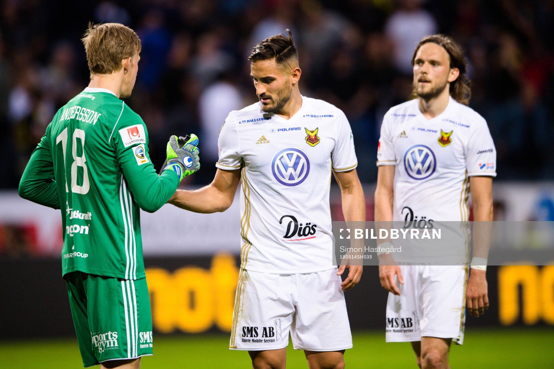 Östersunds målvakt Andreas Andersson , Sotirios