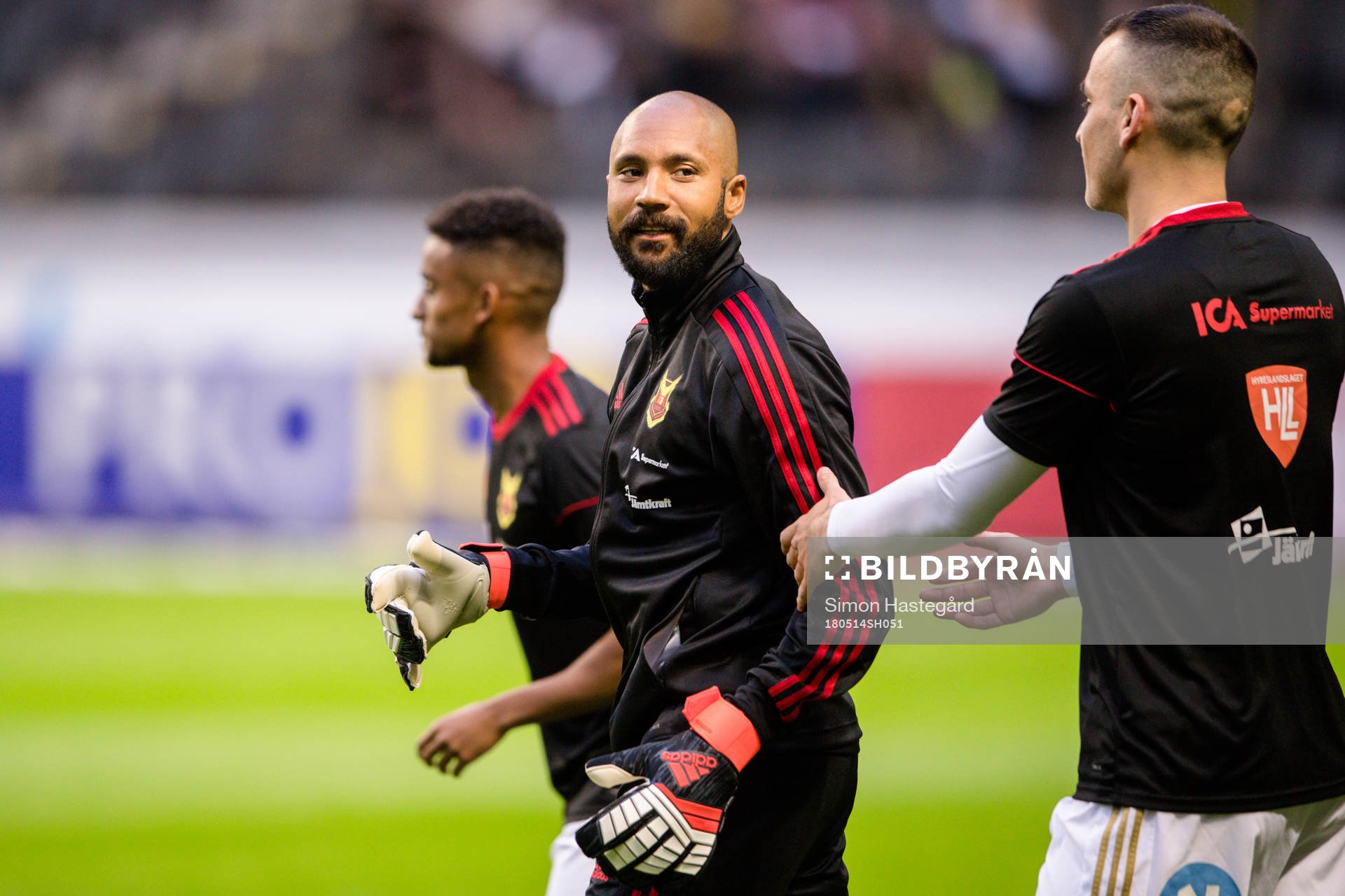 Östersunds målvakt Aly Keita före  fotbollsmatchen i