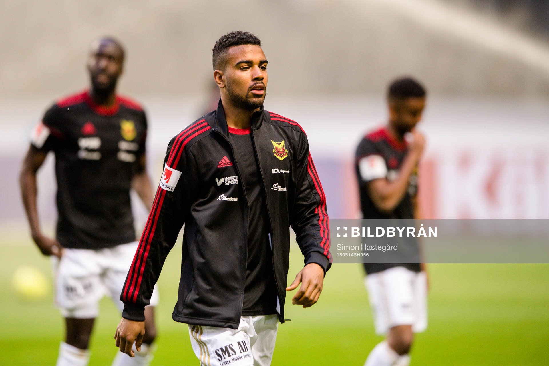 Östersunds Noah Sonko Sundberg före fotbollsmatchen i