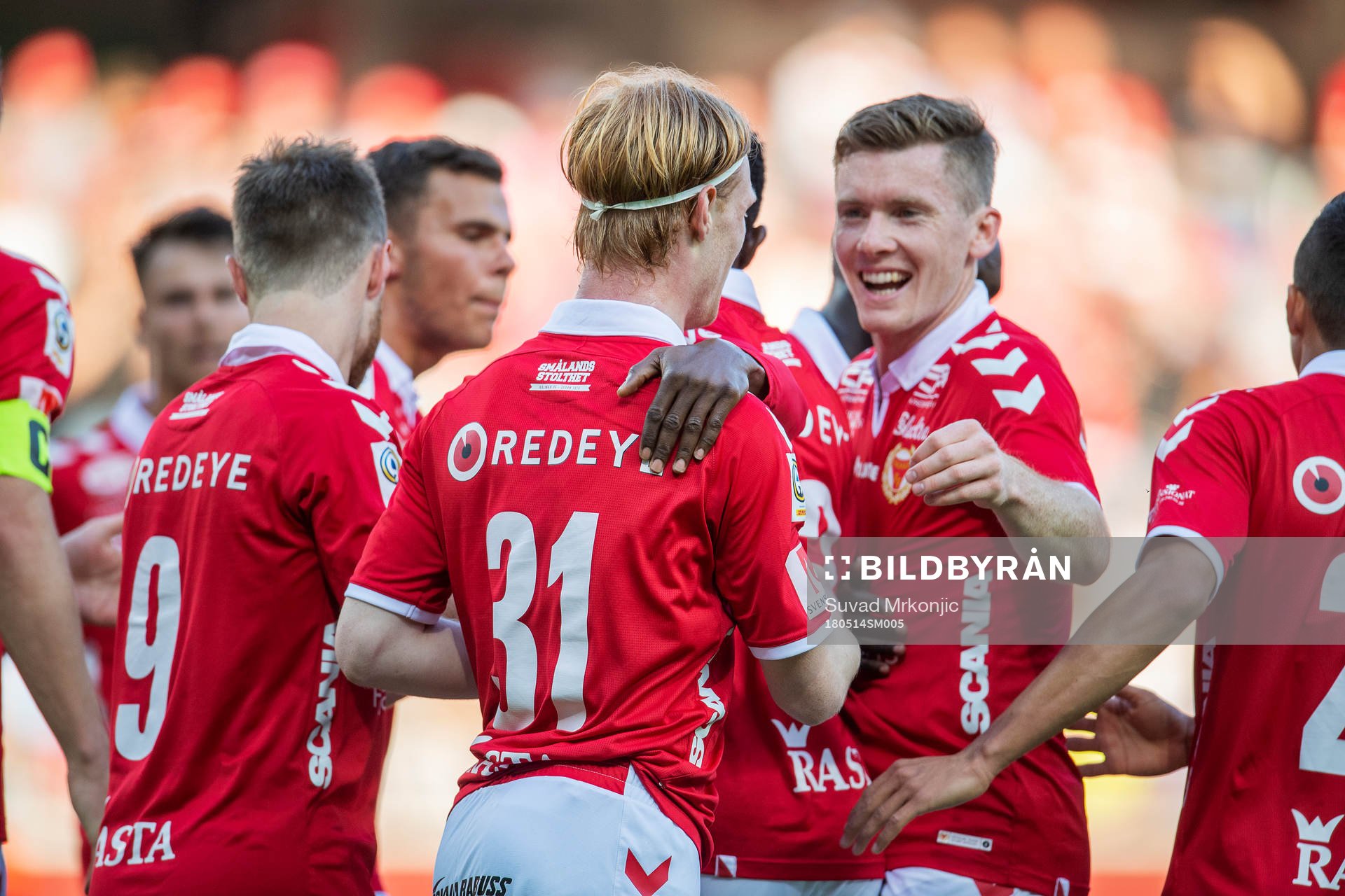 Kalmars Nils Fröling  jublar