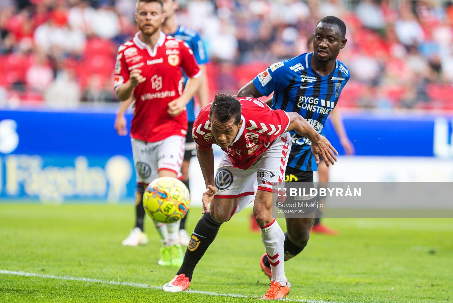 Kalmars Hiago Ramiro och Sirius Moses Ogbu