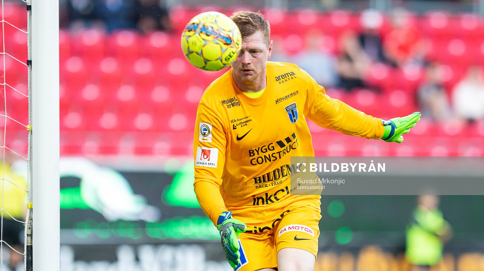 Sirius målvakt Joakim Wullf