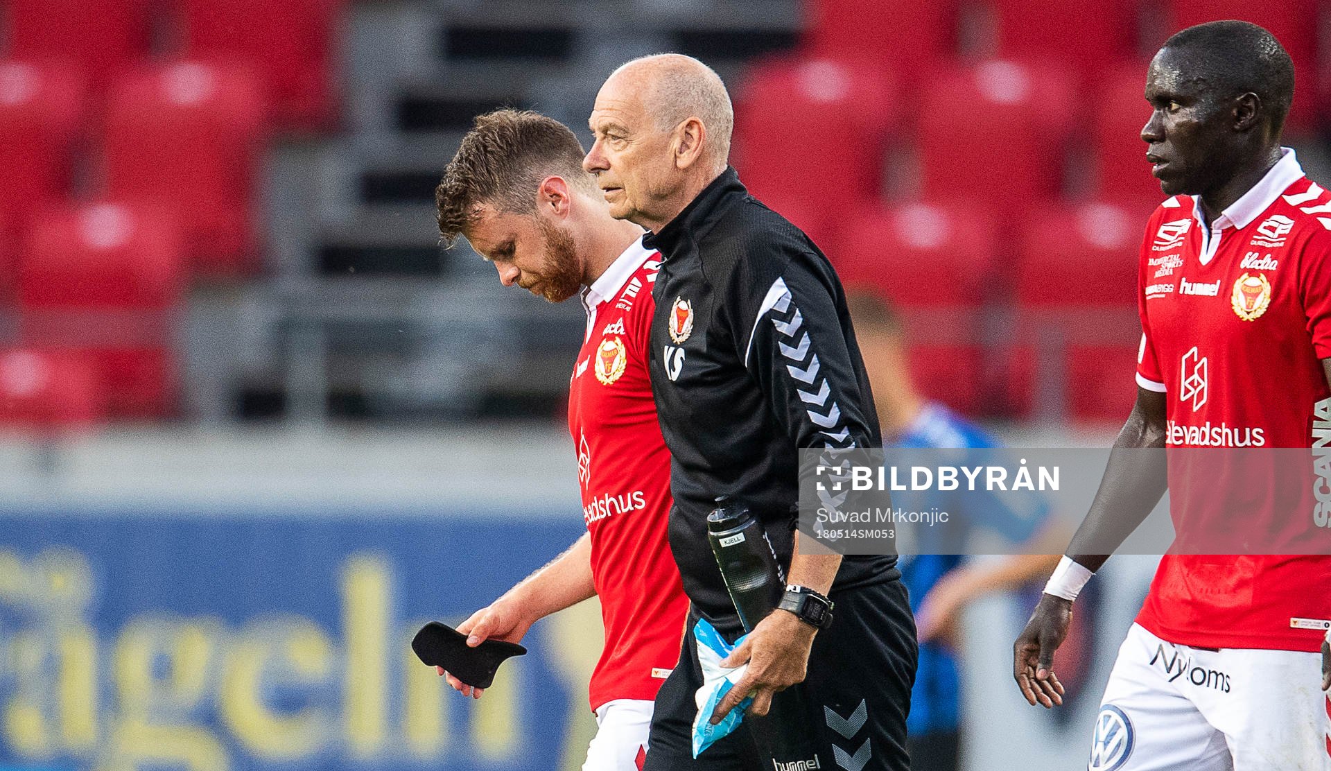 Kalmars Måns Söderqvist skadade sig