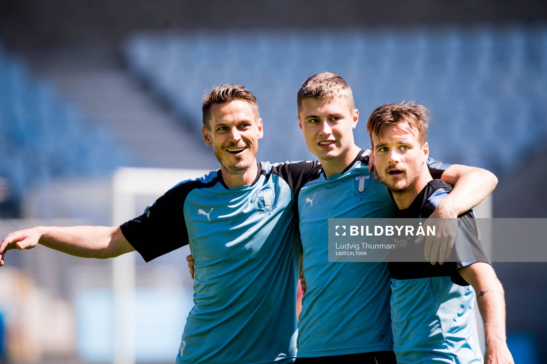 Markus Rosenberg, Mattias Svanberg och Eric Larsson