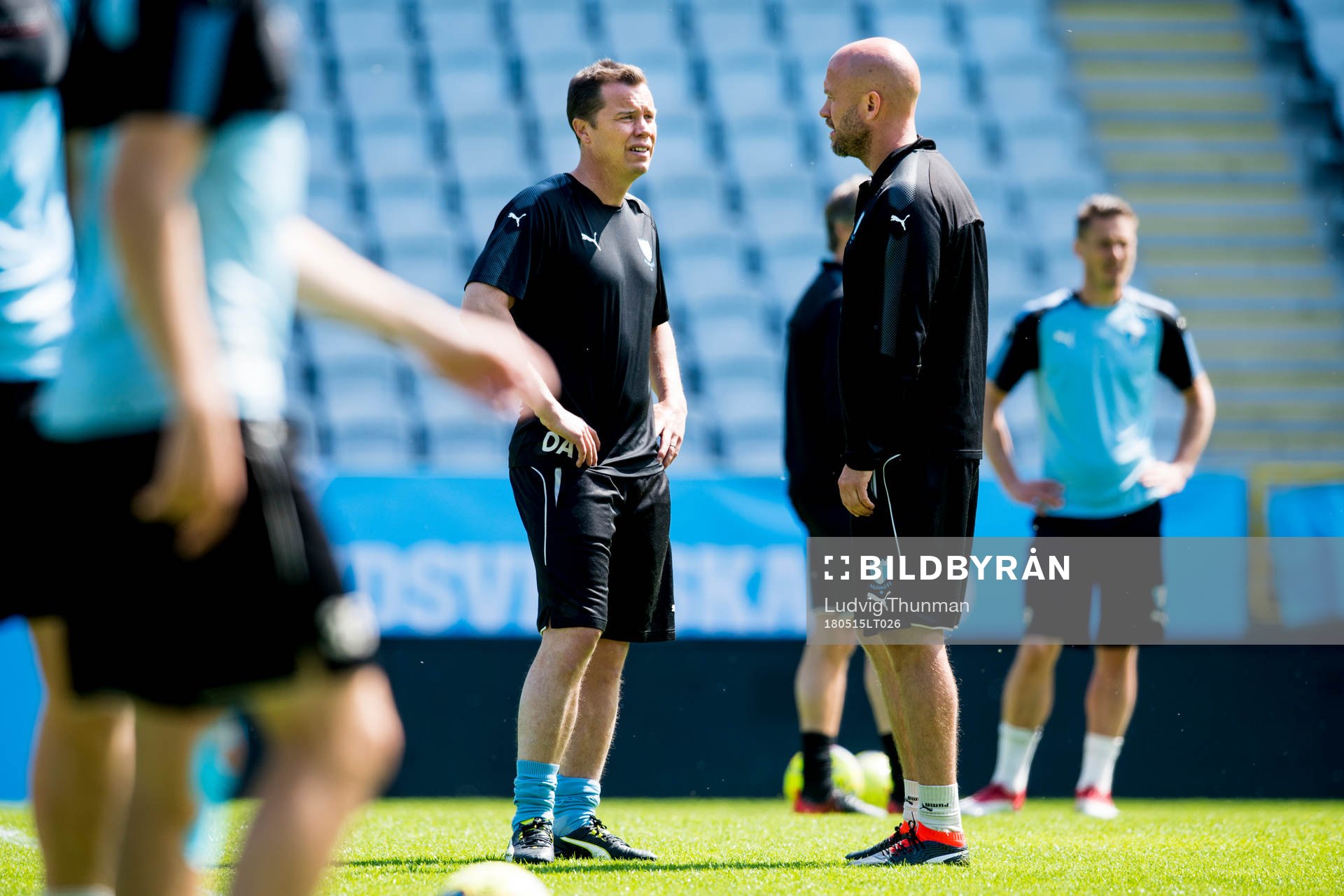 Sportchef och tränare Daniel Andersson och assisterande
